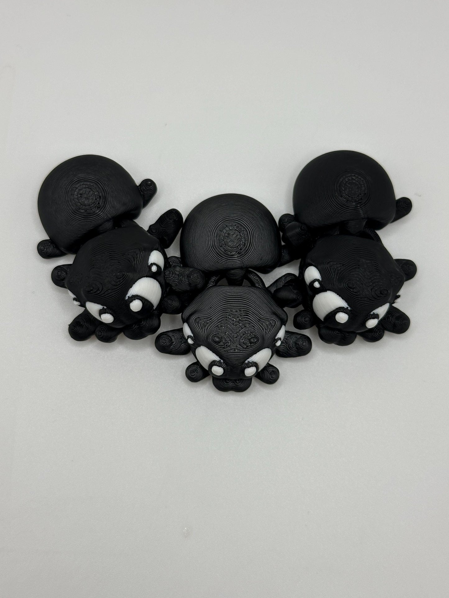 3D Printed Flexi Spider: Articulated Fidget Toy, Halloween Decor