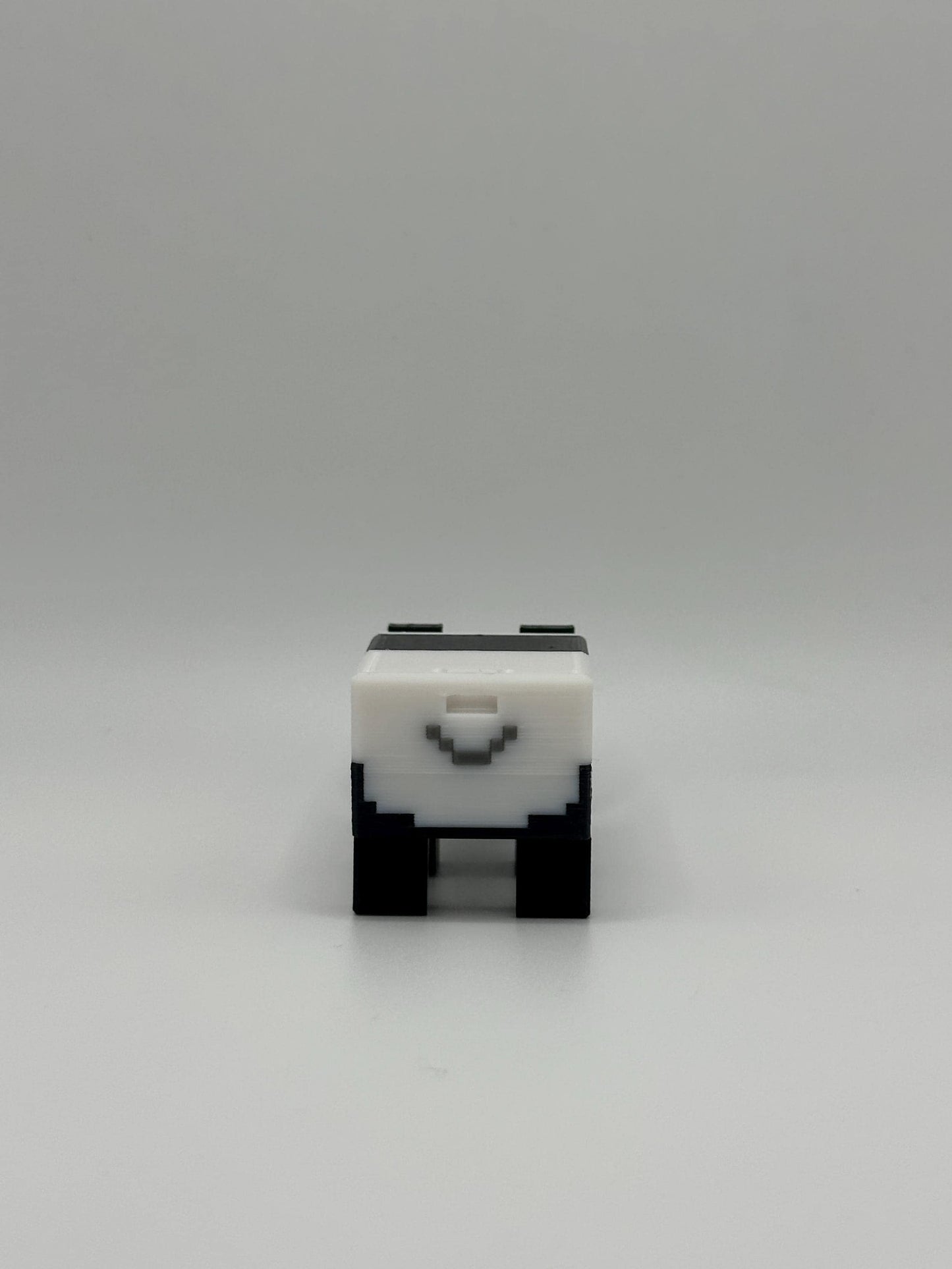 Articulated Sandbox Panda – 3D Printed Movable Toy – Pixel Animal Figure – Gamer Gift or Desk Decor