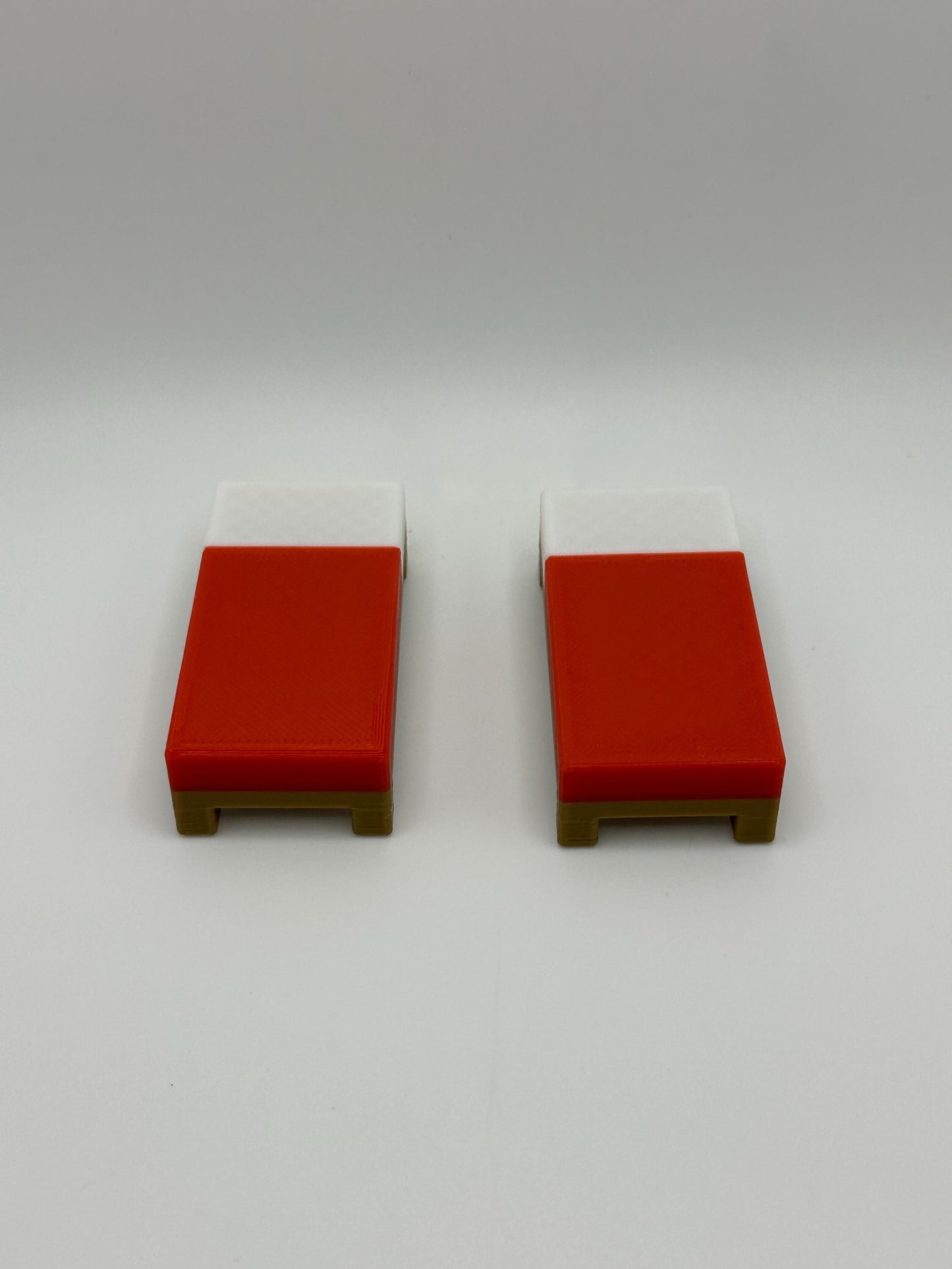 Sandbox Red Bed – 3D Printed Display Piece | Classic Pixel Style Block (Sold Individually)