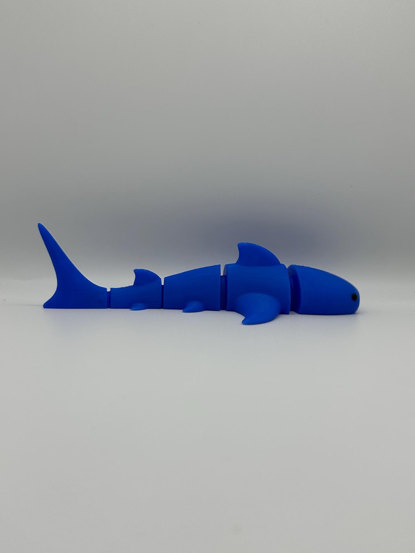 3D Printed Flexi Whale Shark: Articulated Fidget Toy, Ocean Decor