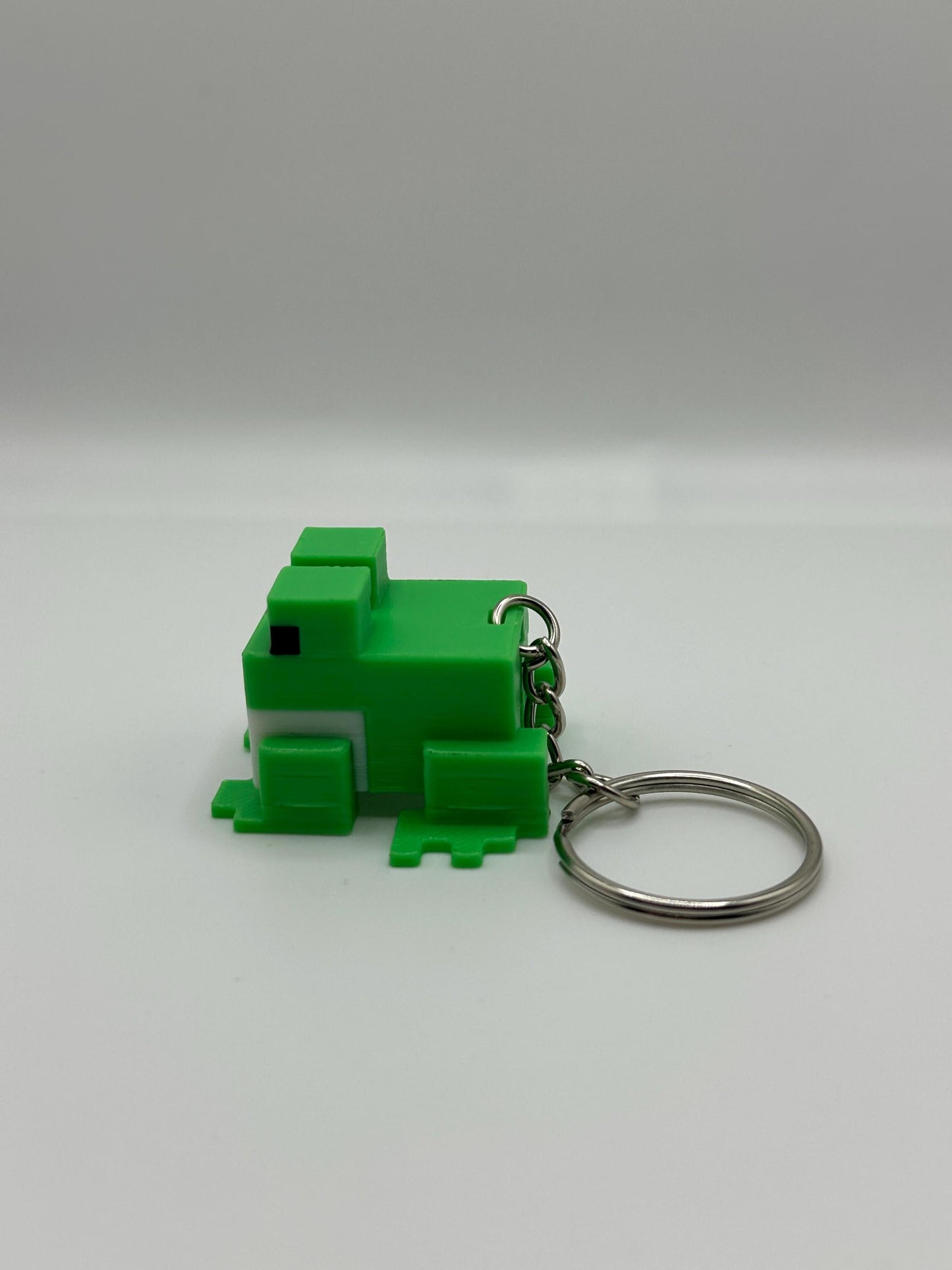 Sandbox Frog | 3D Printed Pixelated Frog Figure | Pixel Style Decor | Gamer Gift