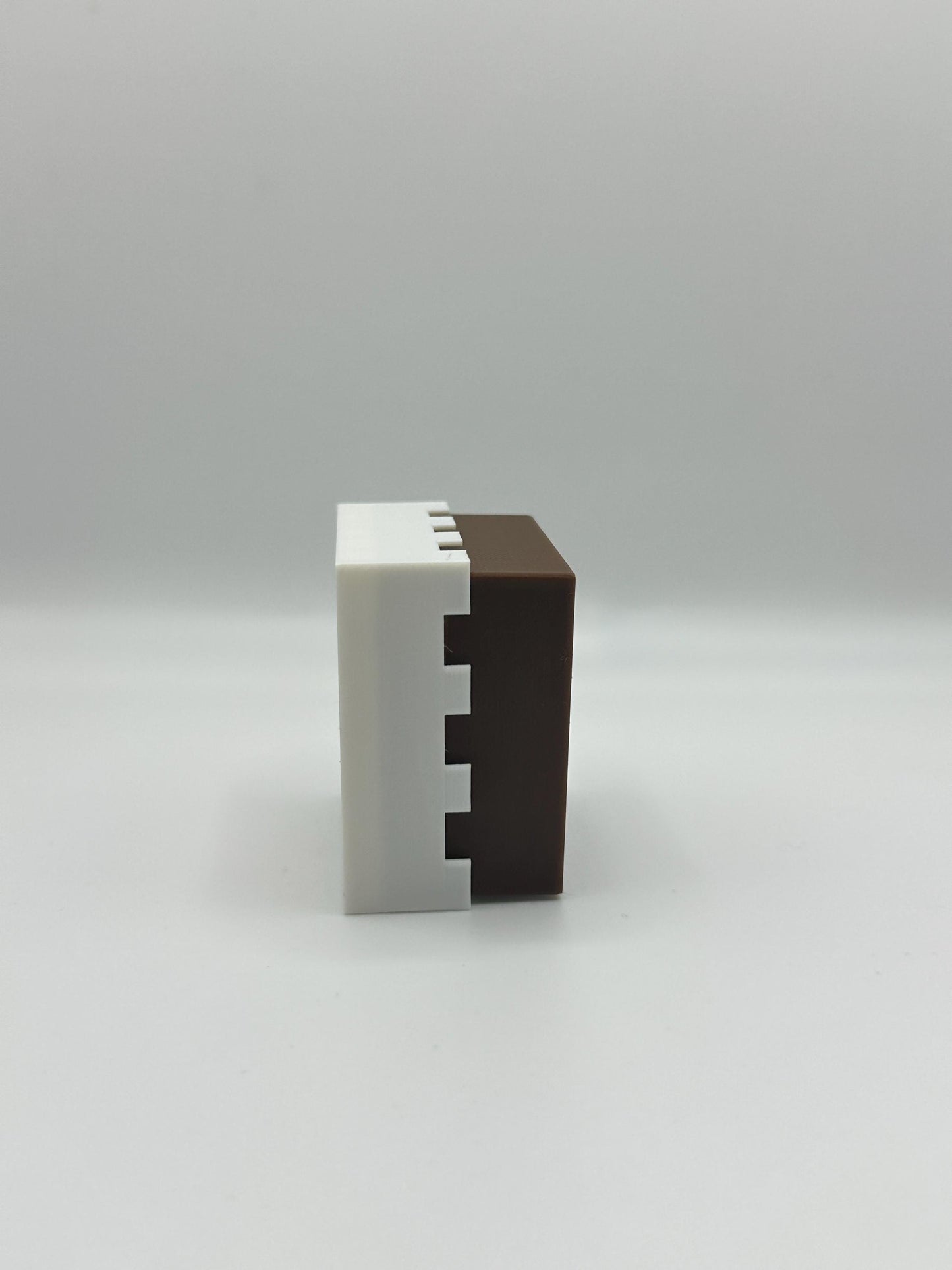 Pixelated Cake Fidget Cube | Mechanical Switch Clicker | Gaming Desk Toy
