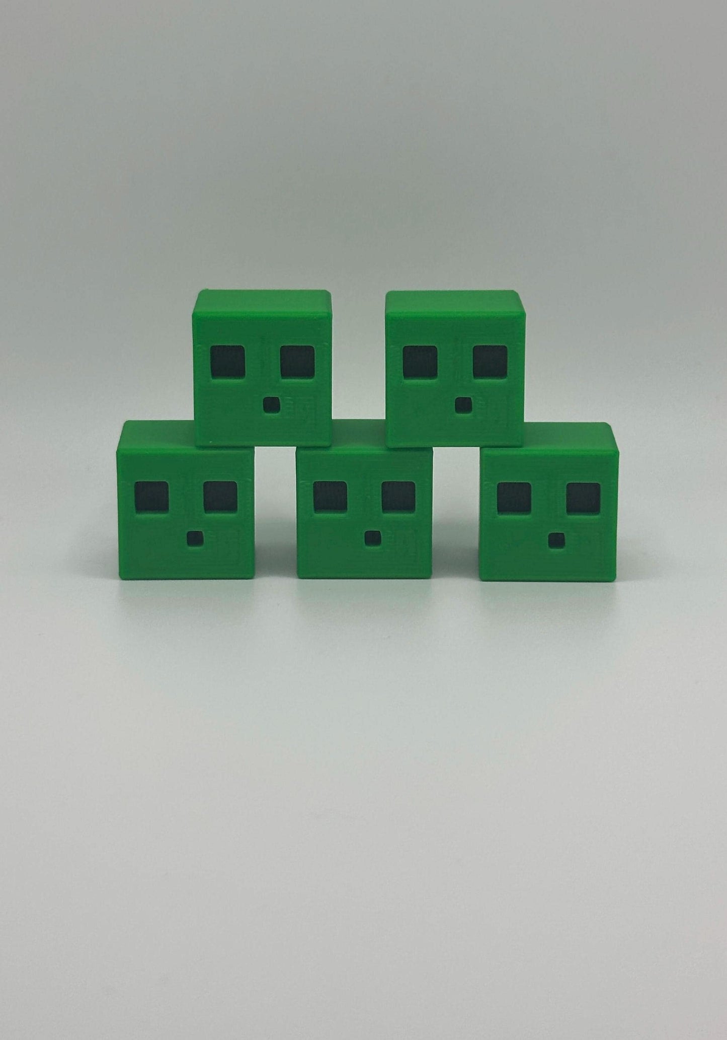 Slime Cube | 3D Printed Green Pixel Slime Desk Toy | Gamer Gift | Cute Office Decor | Collectible Pixel Art