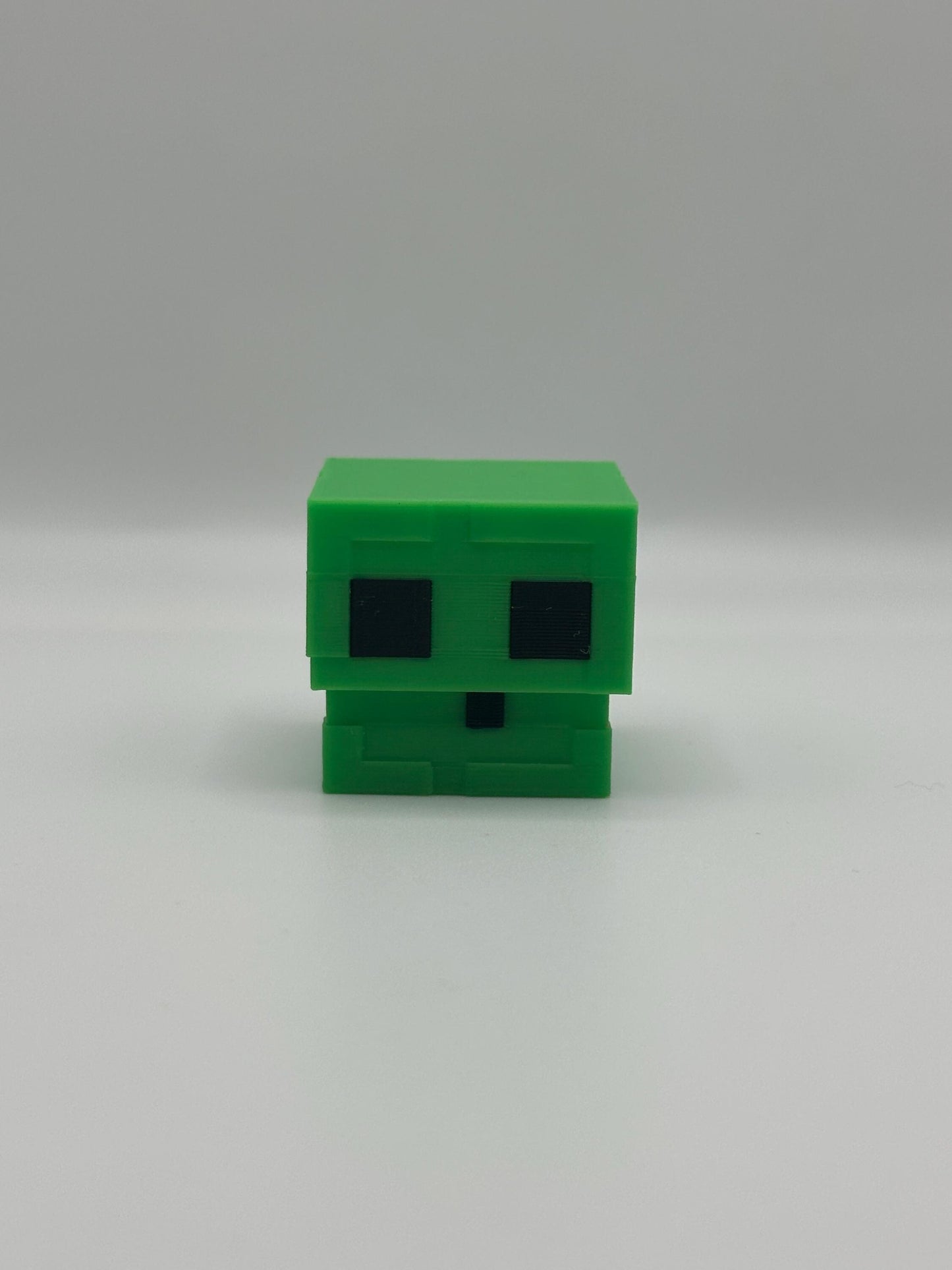 Green Slime Fidget Toy | Pixel Cube Clicker | Stress Relief Gift