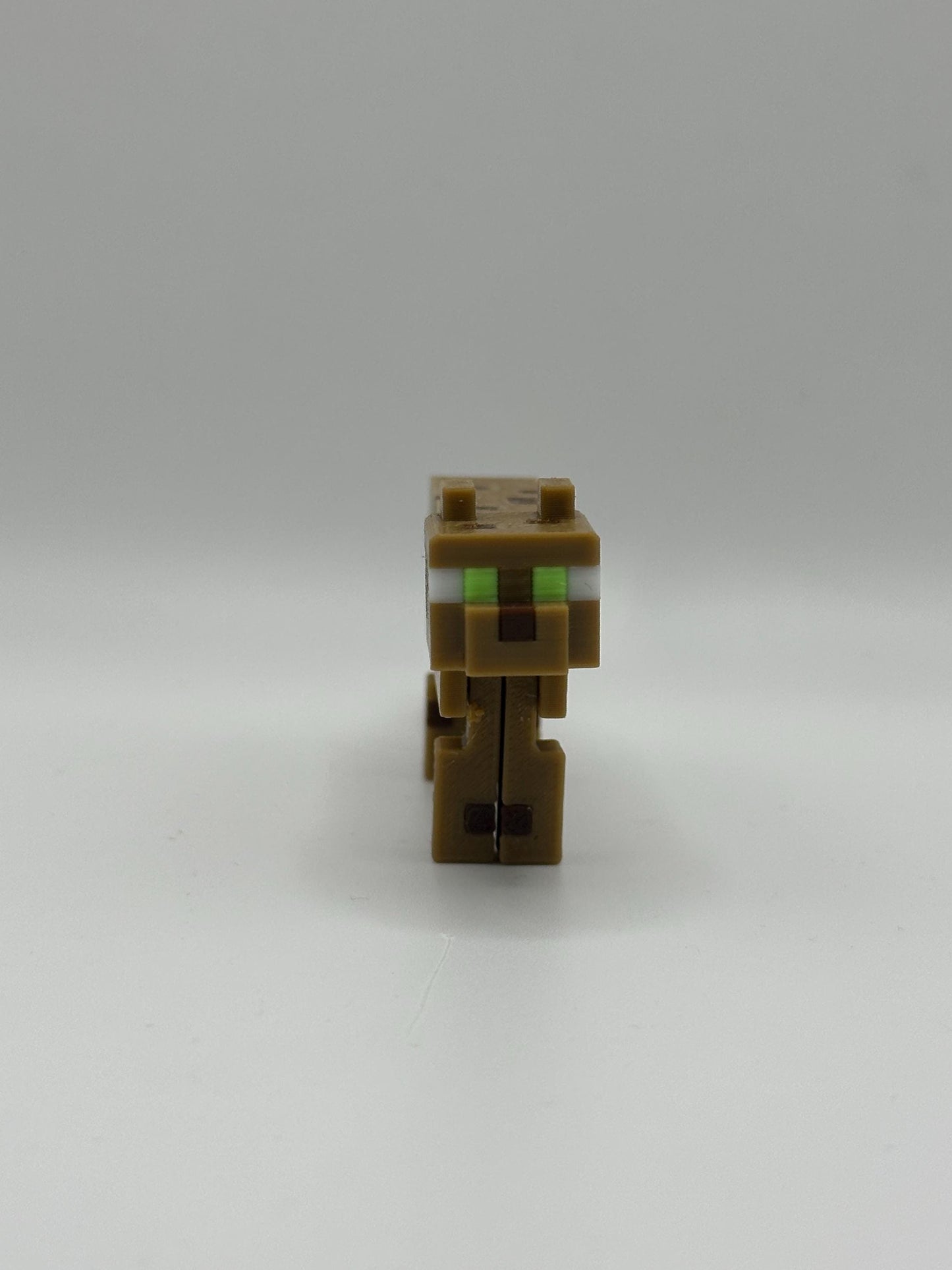 3D Printed Pixel Ocelot Figure: Sandbox Gamer Decor
