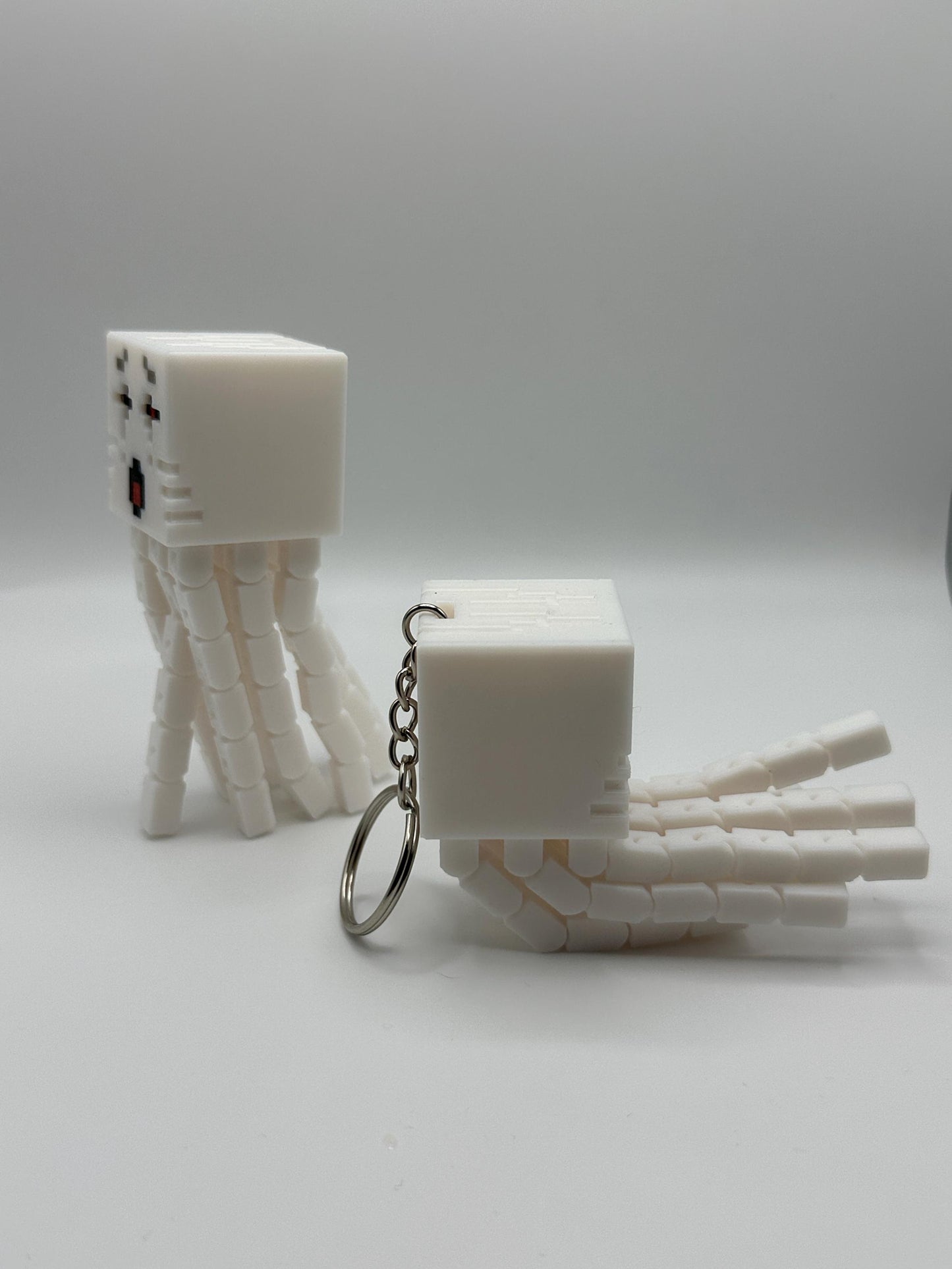 Articulated Tentacle Ghost | Poseable Blocky Figure or Keychain