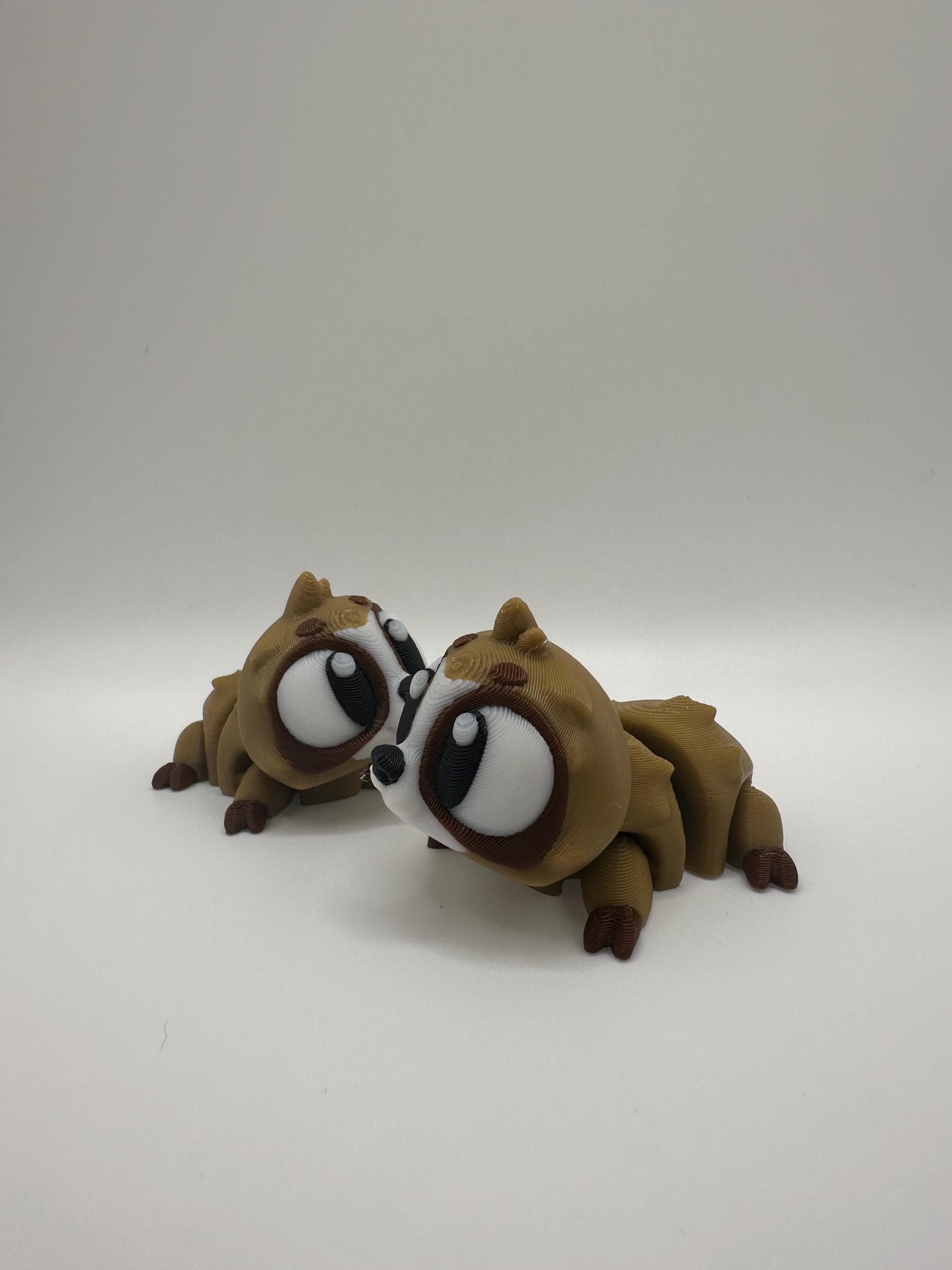 3D Printed Articulated Sloth Figurine: Movable PLA Toy