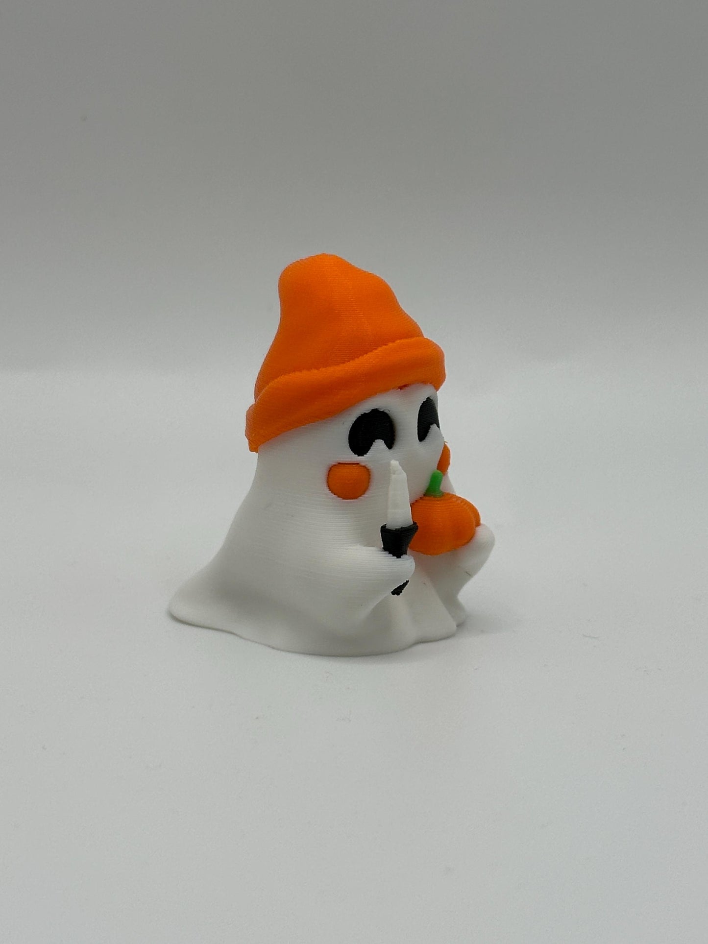 Mini Halloween Ghost Figurines: 3D Printed Desk Decor