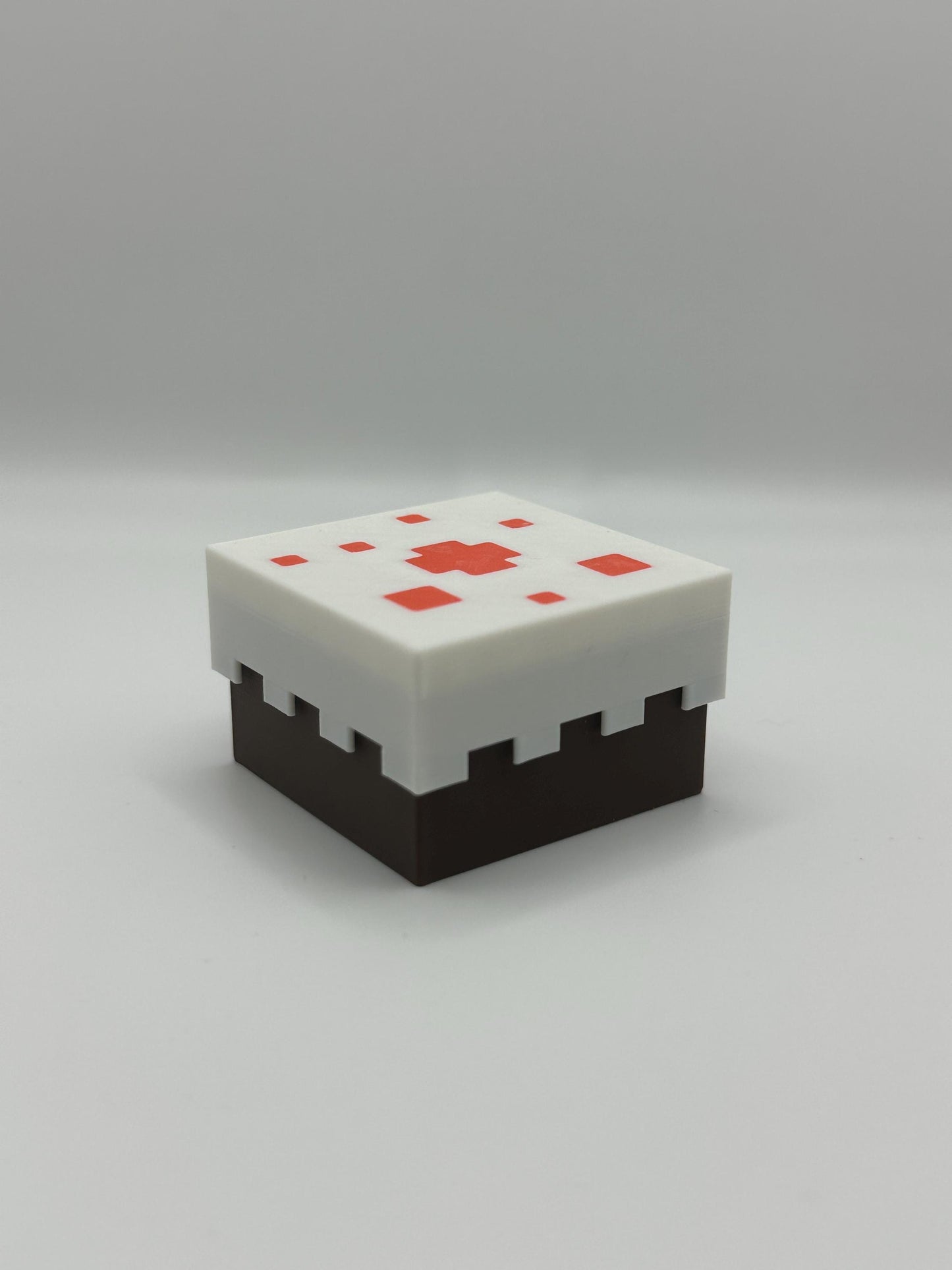 Pixelated Cake Fidget Cube | Mechanical Switch Clicker | Gaming Desk Toy
