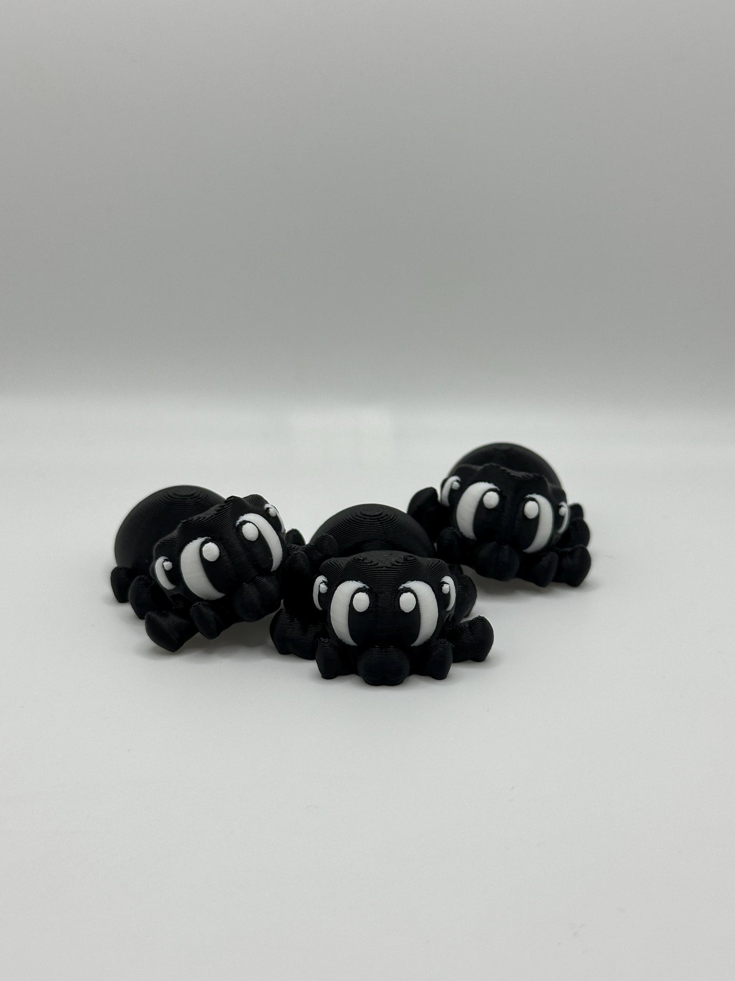 3D Printed Flexi Spider: Articulated Fidget Toy, Halloween Decor