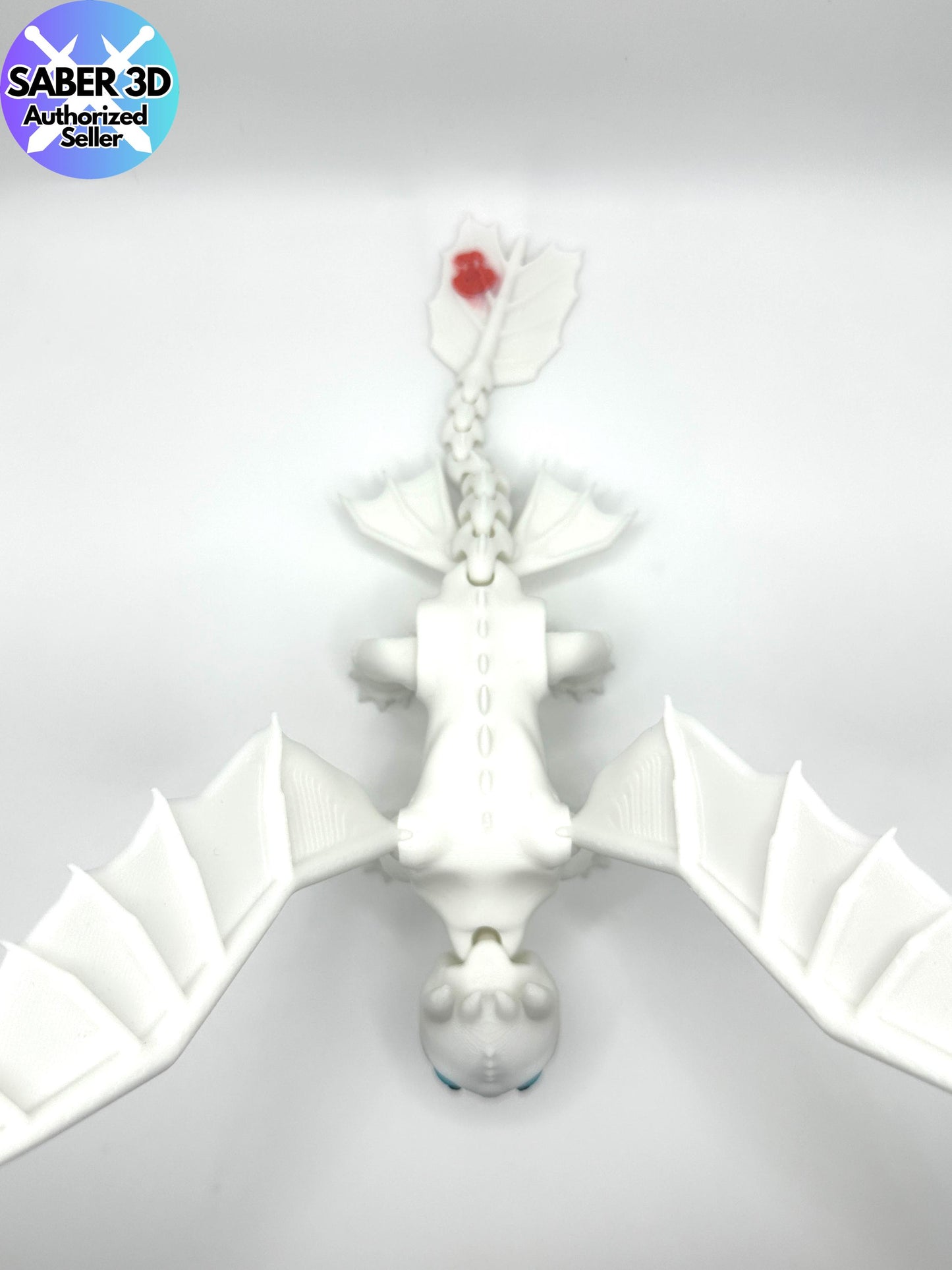 Light Fury Articulated Dragon – 3D Printed Poseable Figure