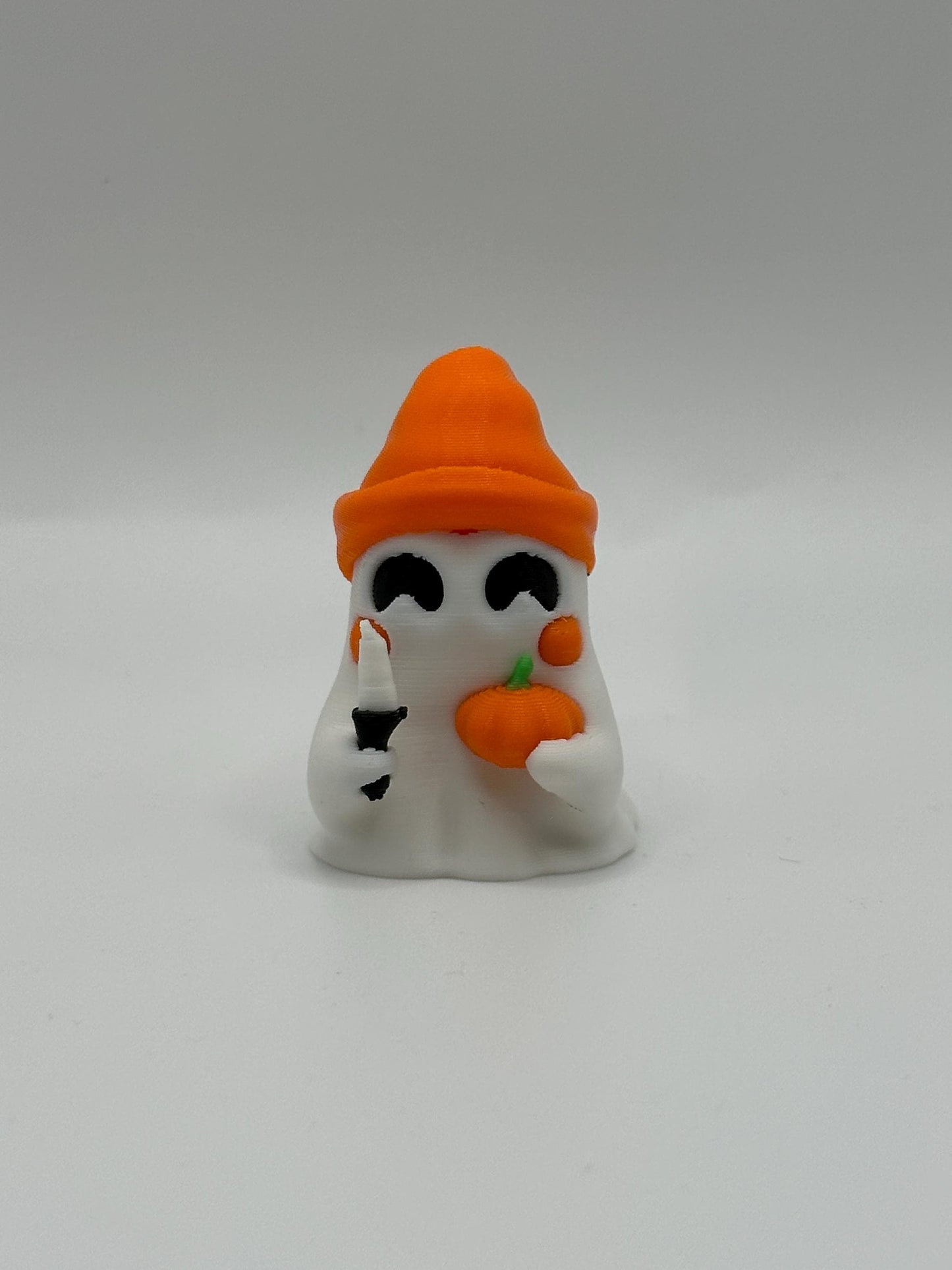 Mini Halloween Ghost Figurines: 3D Printed Desk Decor
