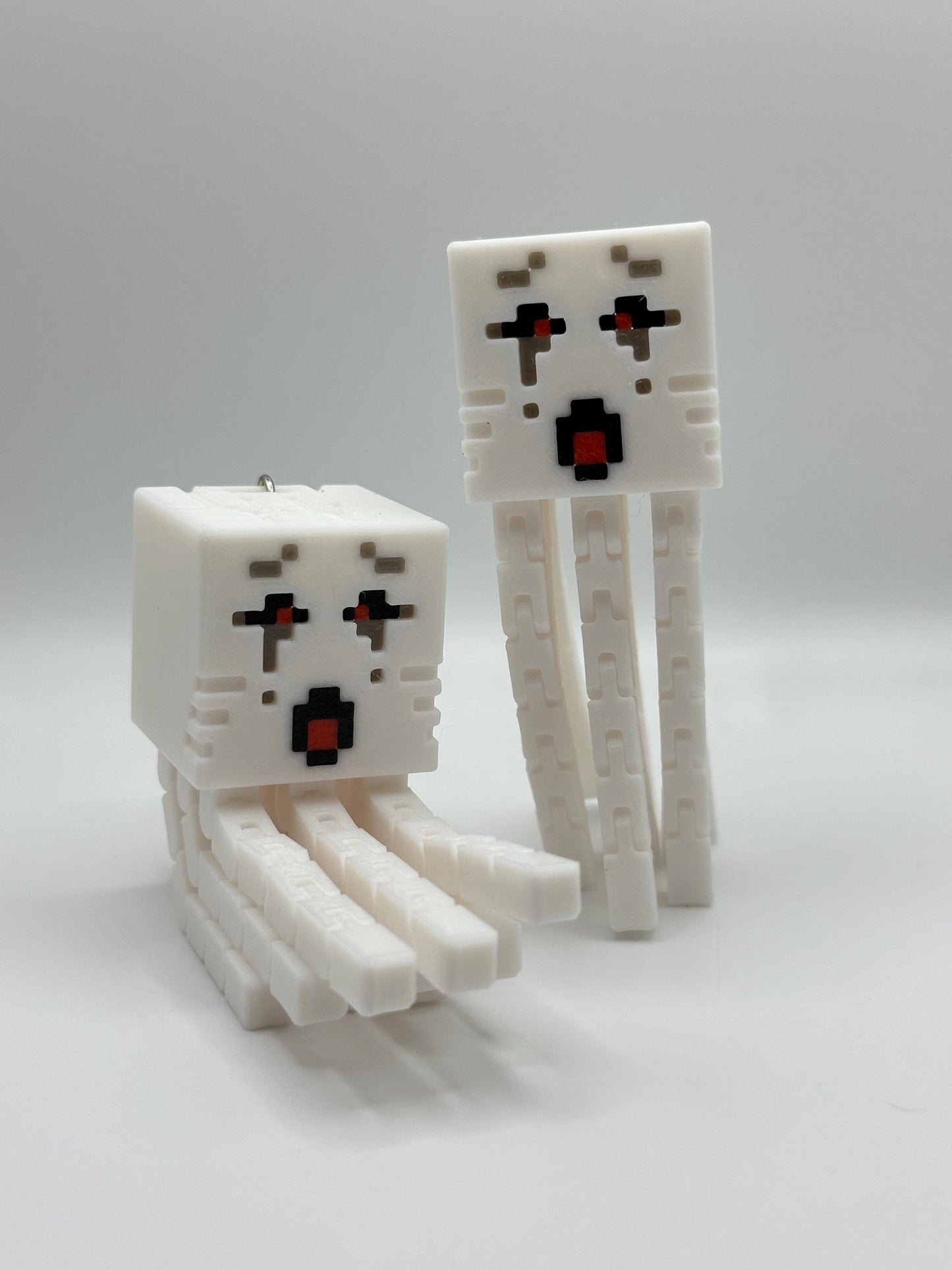 Articulated Tentacle Ghost | Poseable Blocky Figure or Keychain