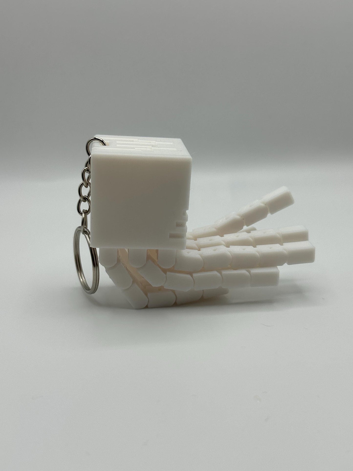 Articulated Tentacle Ghost | Poseable Blocky Figure or Keychain