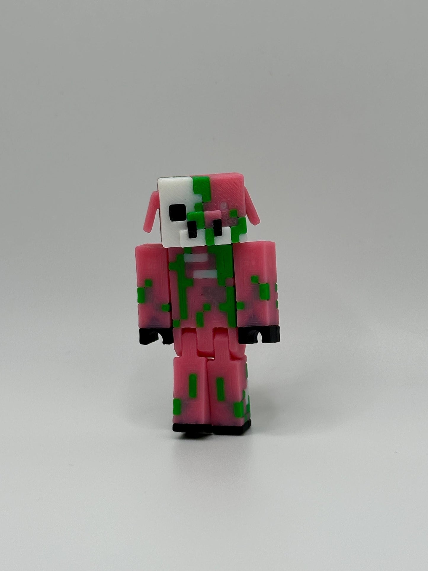 Articulated Sandbox inspired Zombie Pigman Figure – 3D Printed Movable Collectible & Gamer Gift