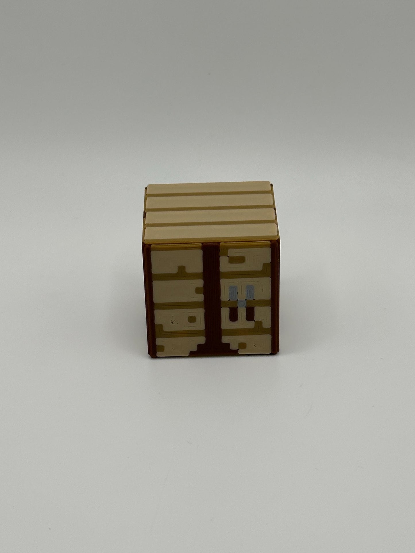 Crafting Block – 3D Printed Single Display Cube | Pixelated Style Decor