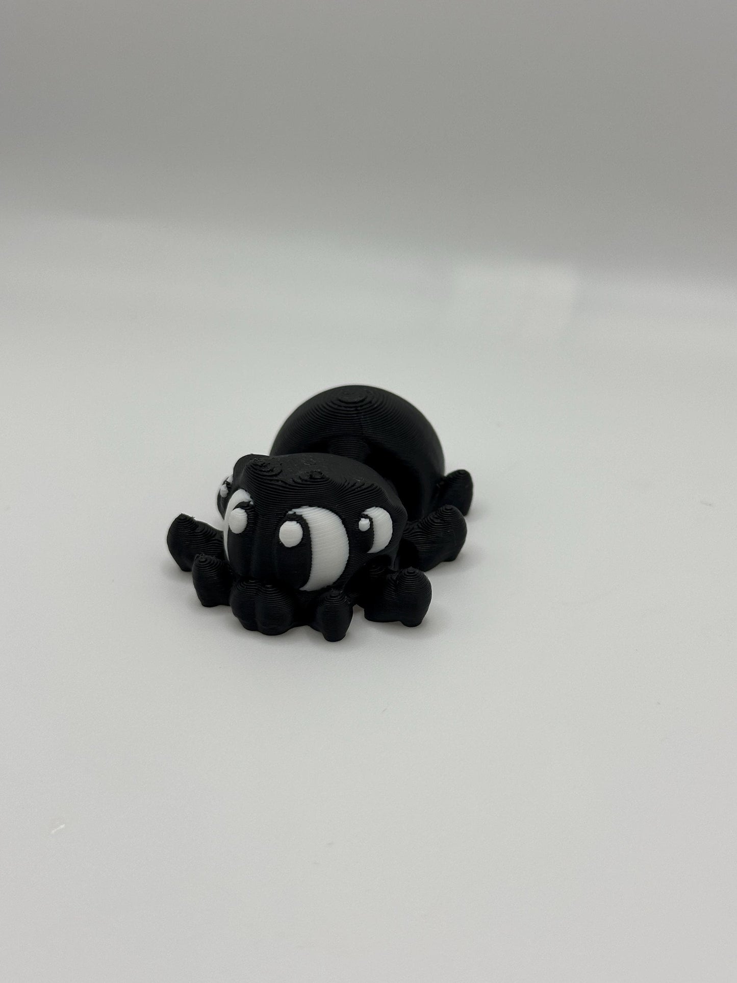 3D Printed Flexi Spider: Articulated Fidget Toy, Halloween Decor