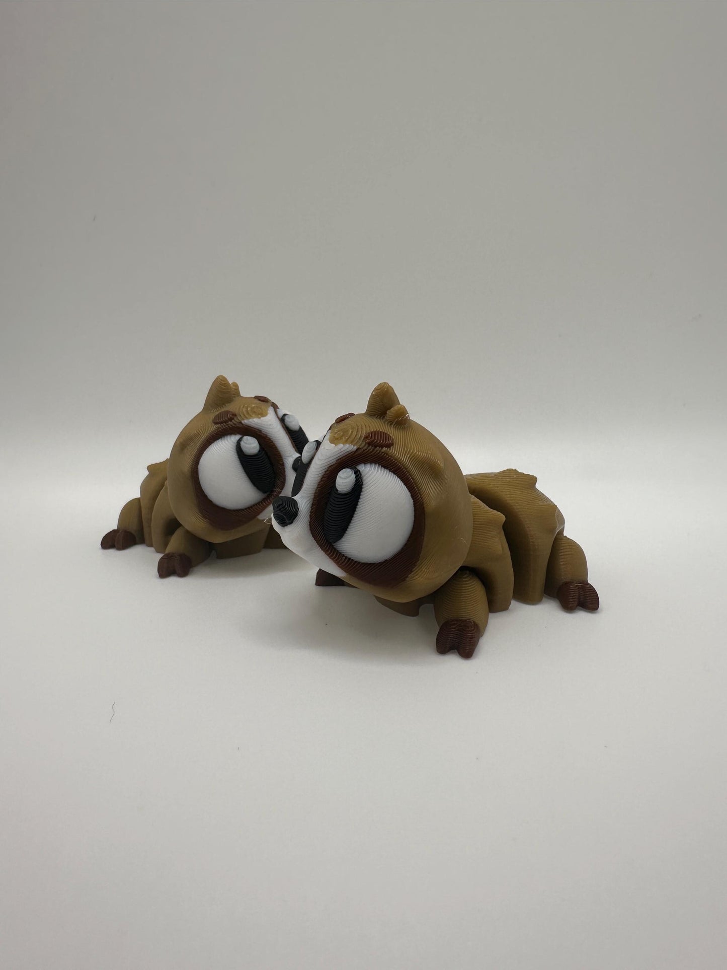 3D Printed Articulated Sloth Figurine: Movable PLA Toy
