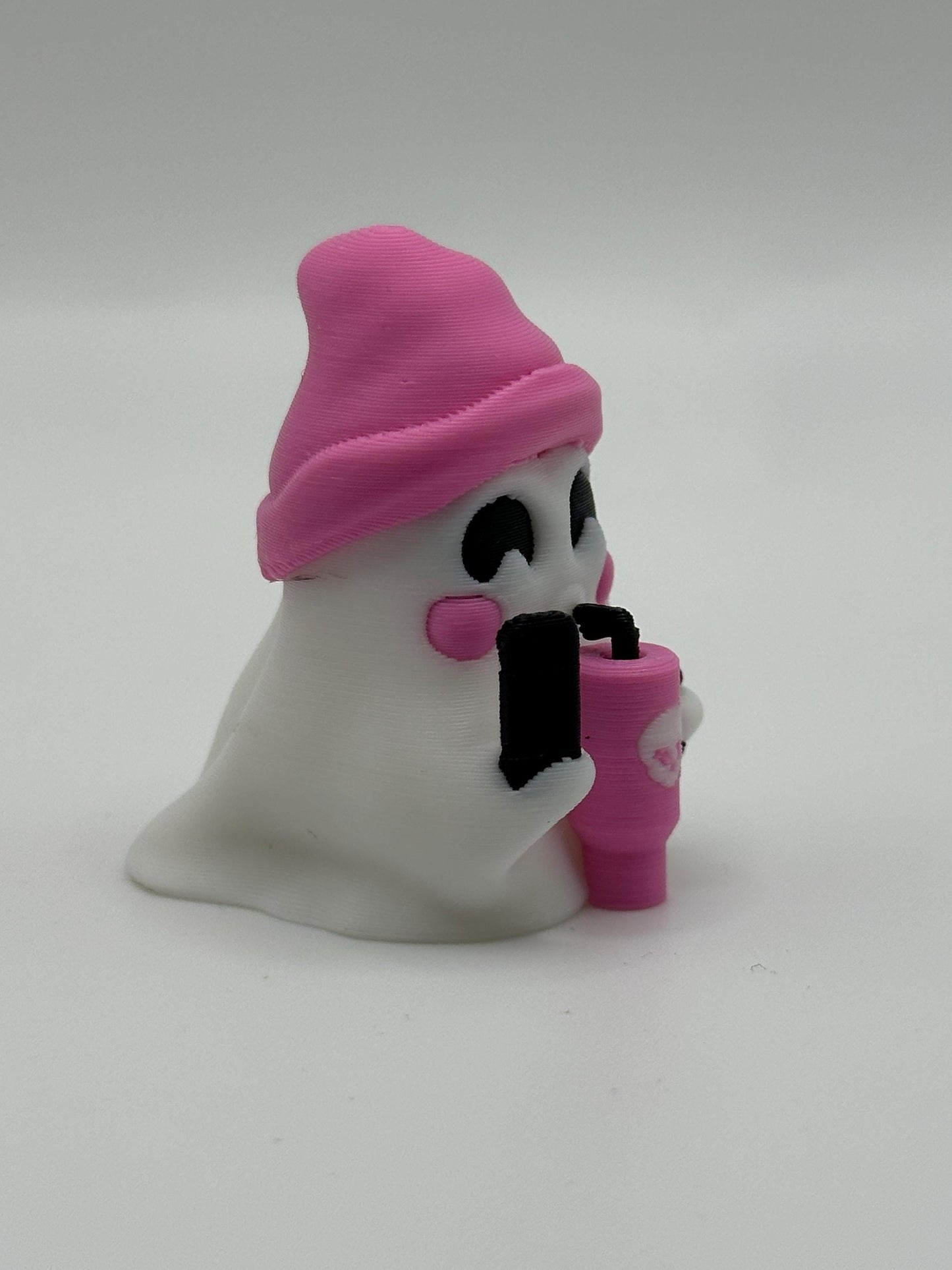 Mini Halloween Ghost Figurines: 3D Printed Desk Decor