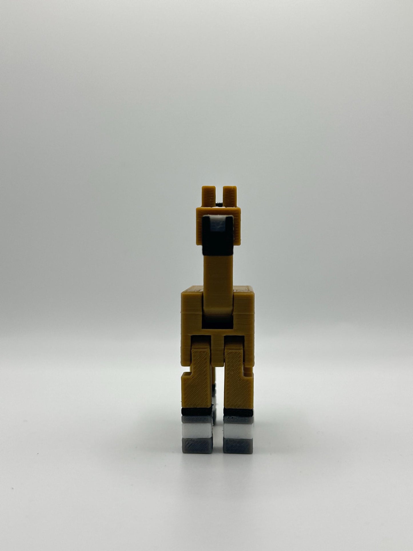 Sandbox Horse β Pixel Style 3D Printed Figure | Articulated Legs | Sold Individually