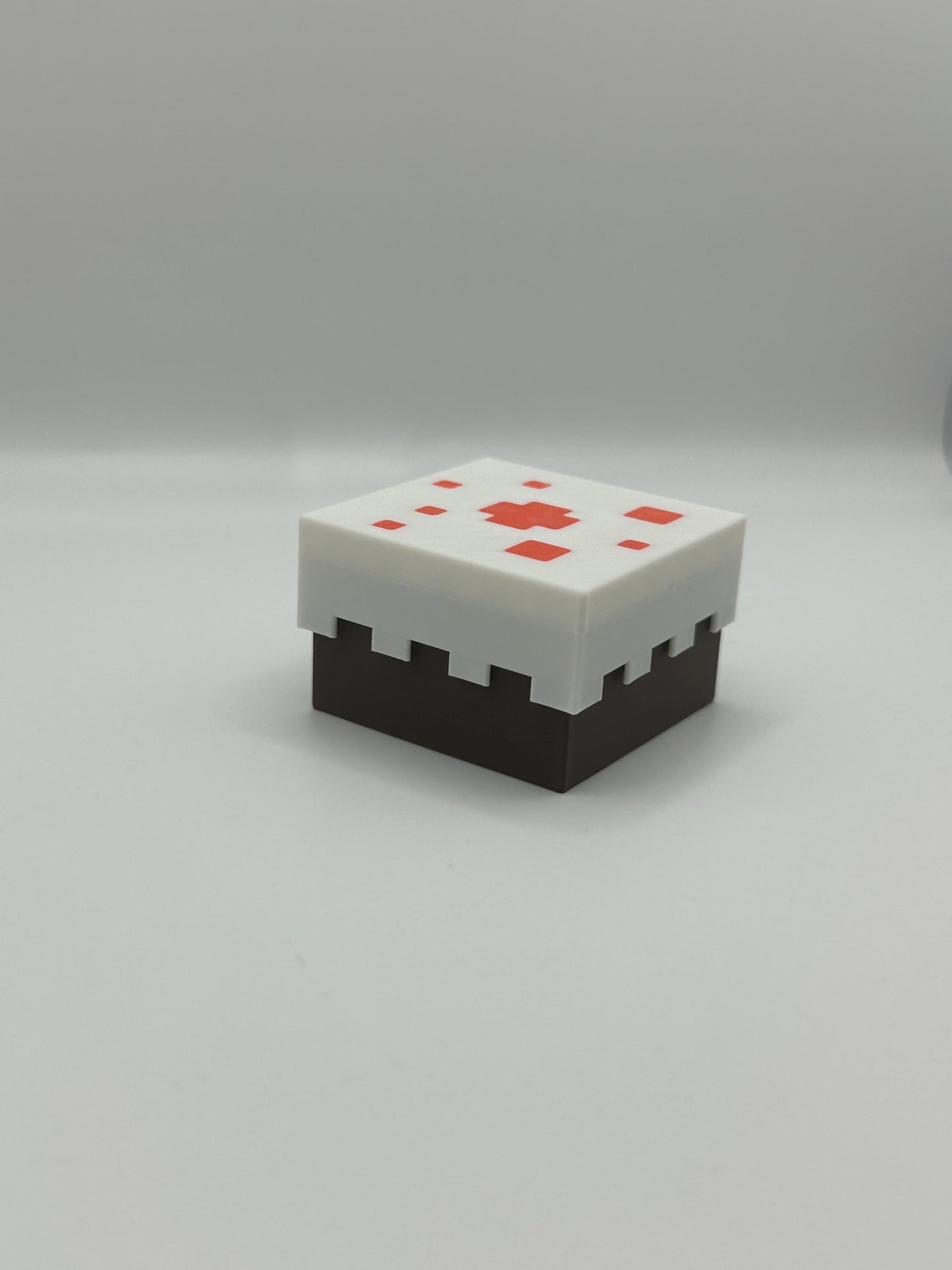 Pixelated Cake Fidget Cube | Mechanical Switch Clicker | Gaming Desk Toy