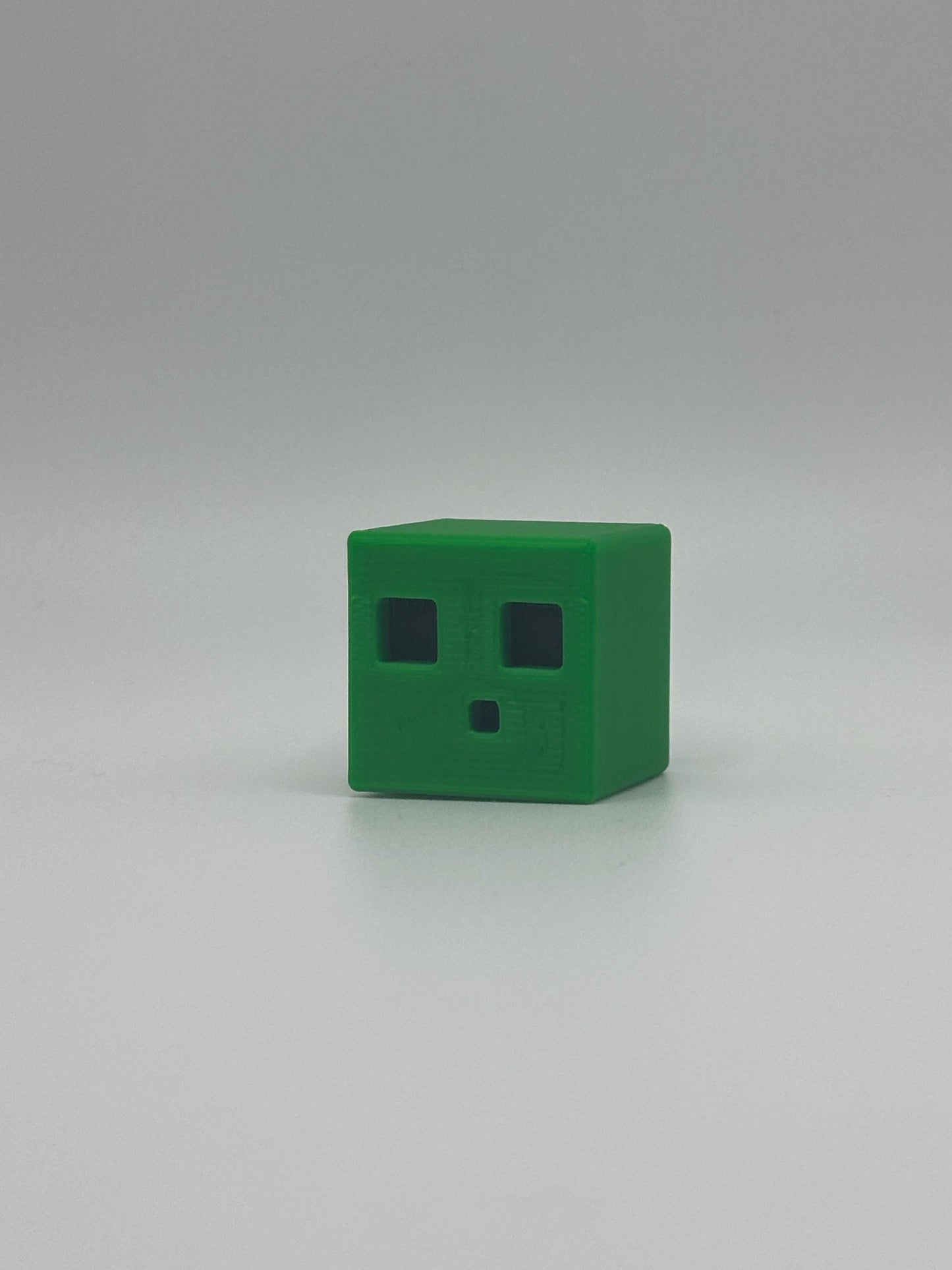 Slime Cube | 3D Printed Green Pixel Slime Desk Toy | Gamer Gift | Cute Office Decor | Collectible Pixel Art