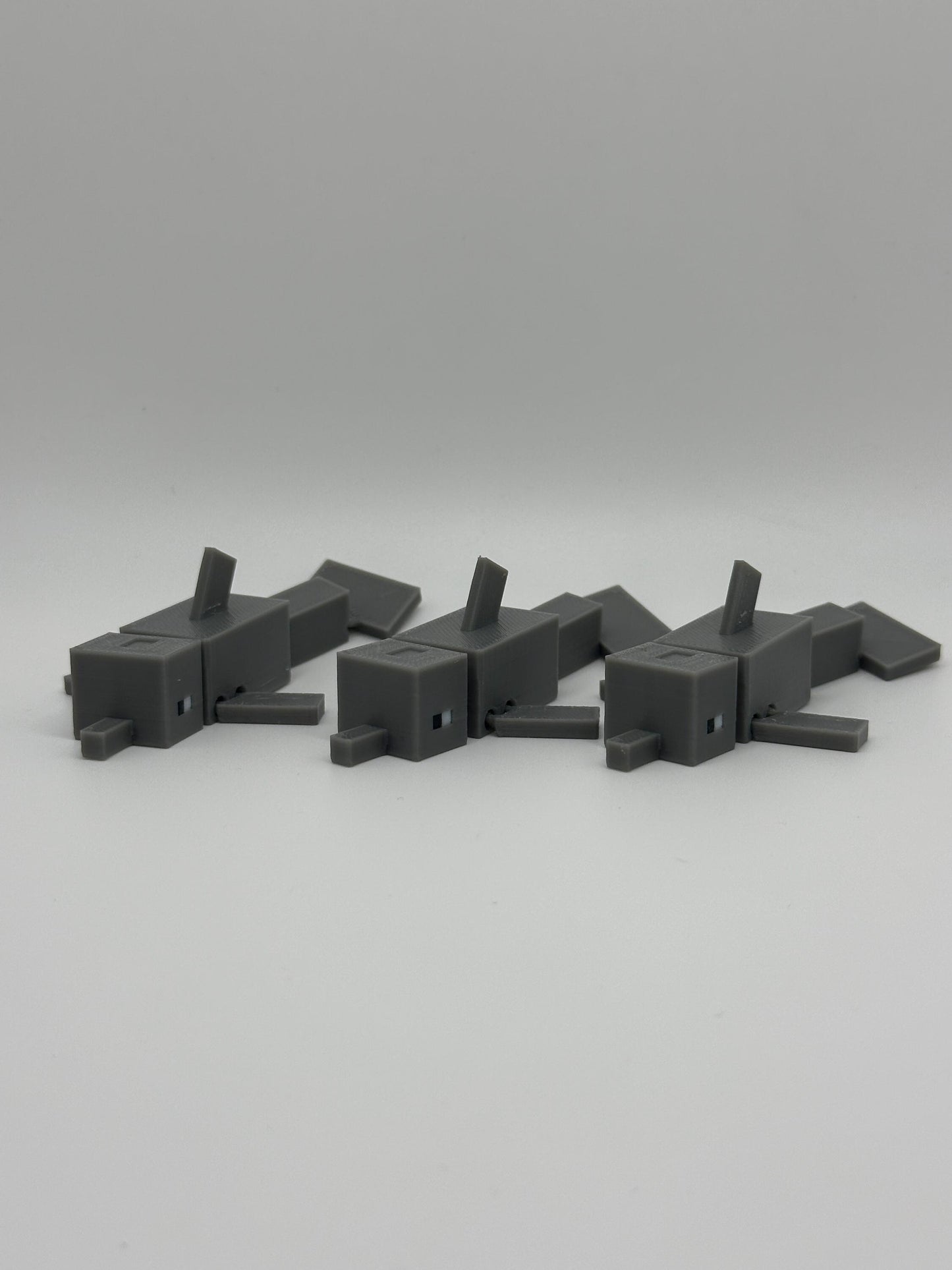 Sandbox Dolphin – 3D Printed Pixel Dolphin Figure for Gamer Gifts, Desk Toys & Collectors