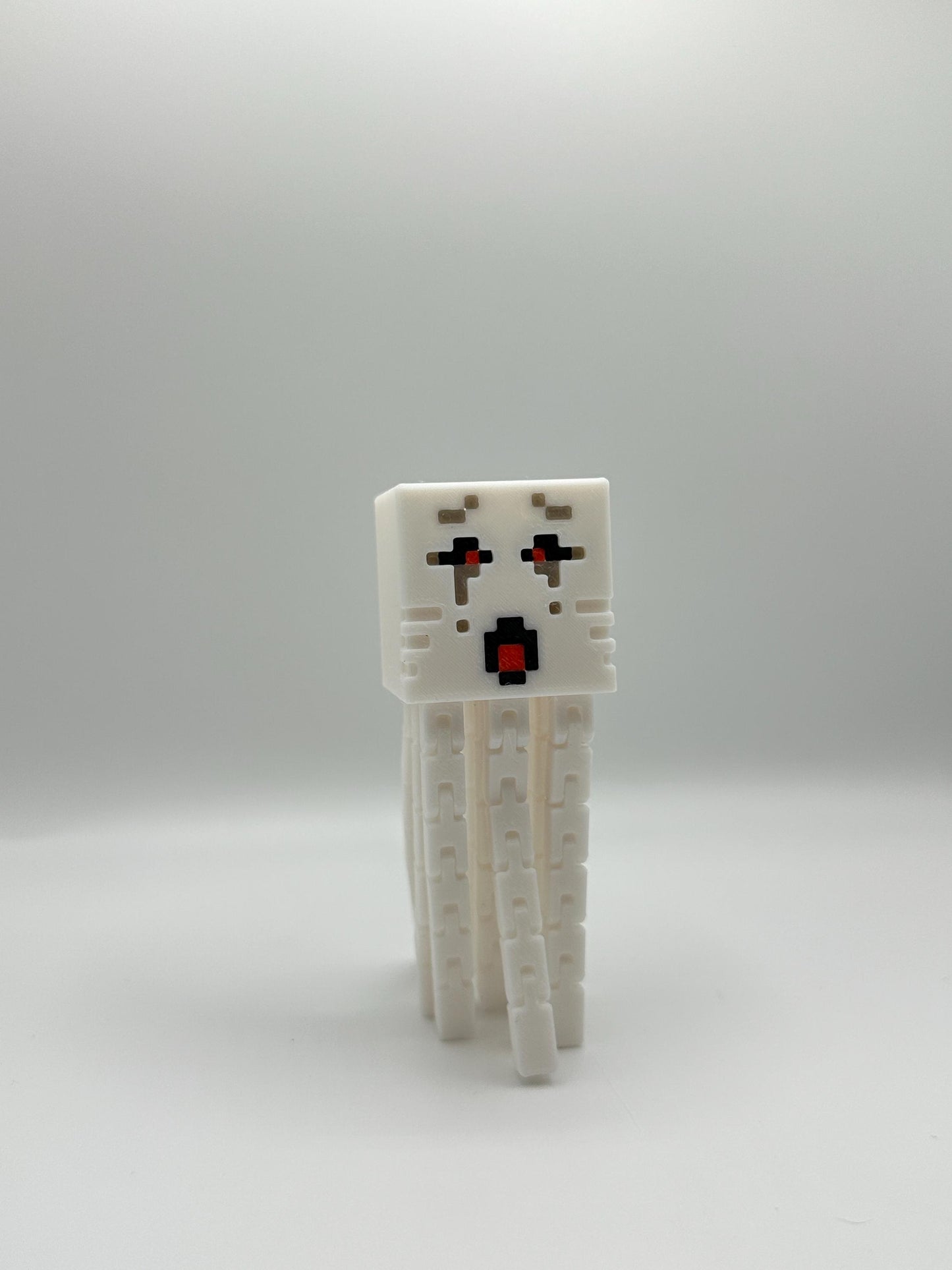 Articulated Tentacle Ghost | Poseable Blocky Figure or Keychain