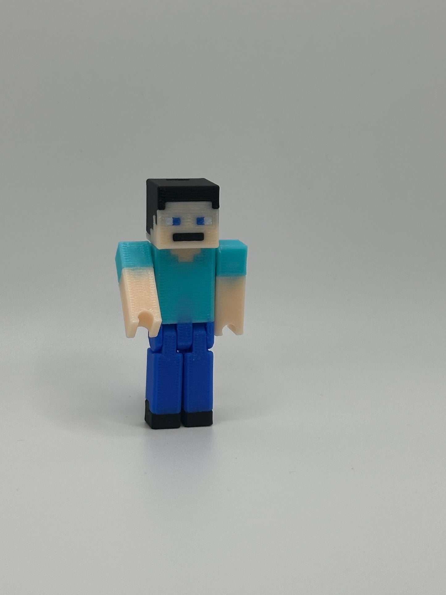 Articulated character Toy - 3D Printed Pixel Character, Poseable Action Figure, Perfect Gift for Gamers & Collectors