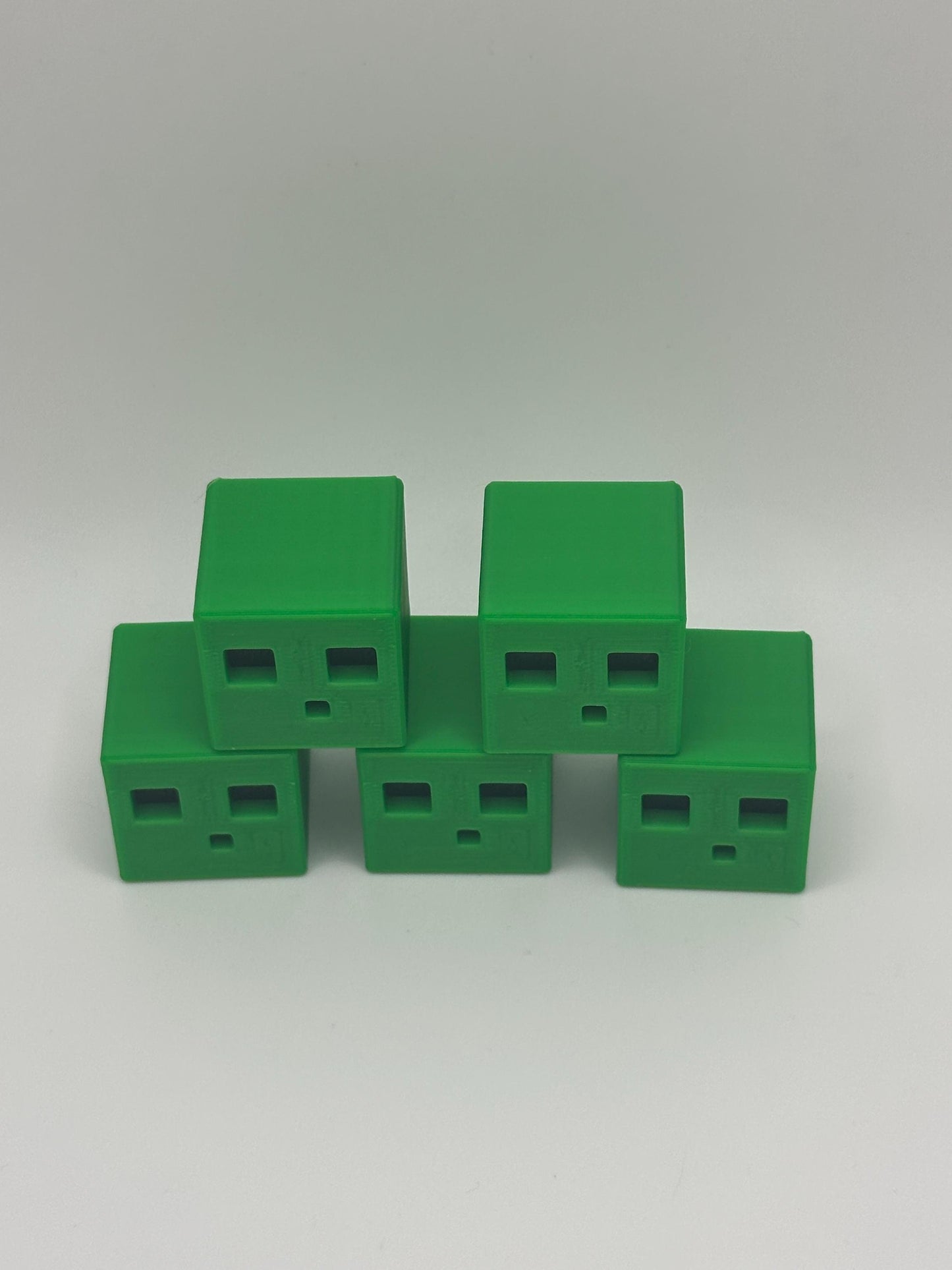 Slime Cube | 3D Printed Green Pixel Slime Desk Toy | Gamer Gift | Cute Office Decor | Collectible Pixel Art