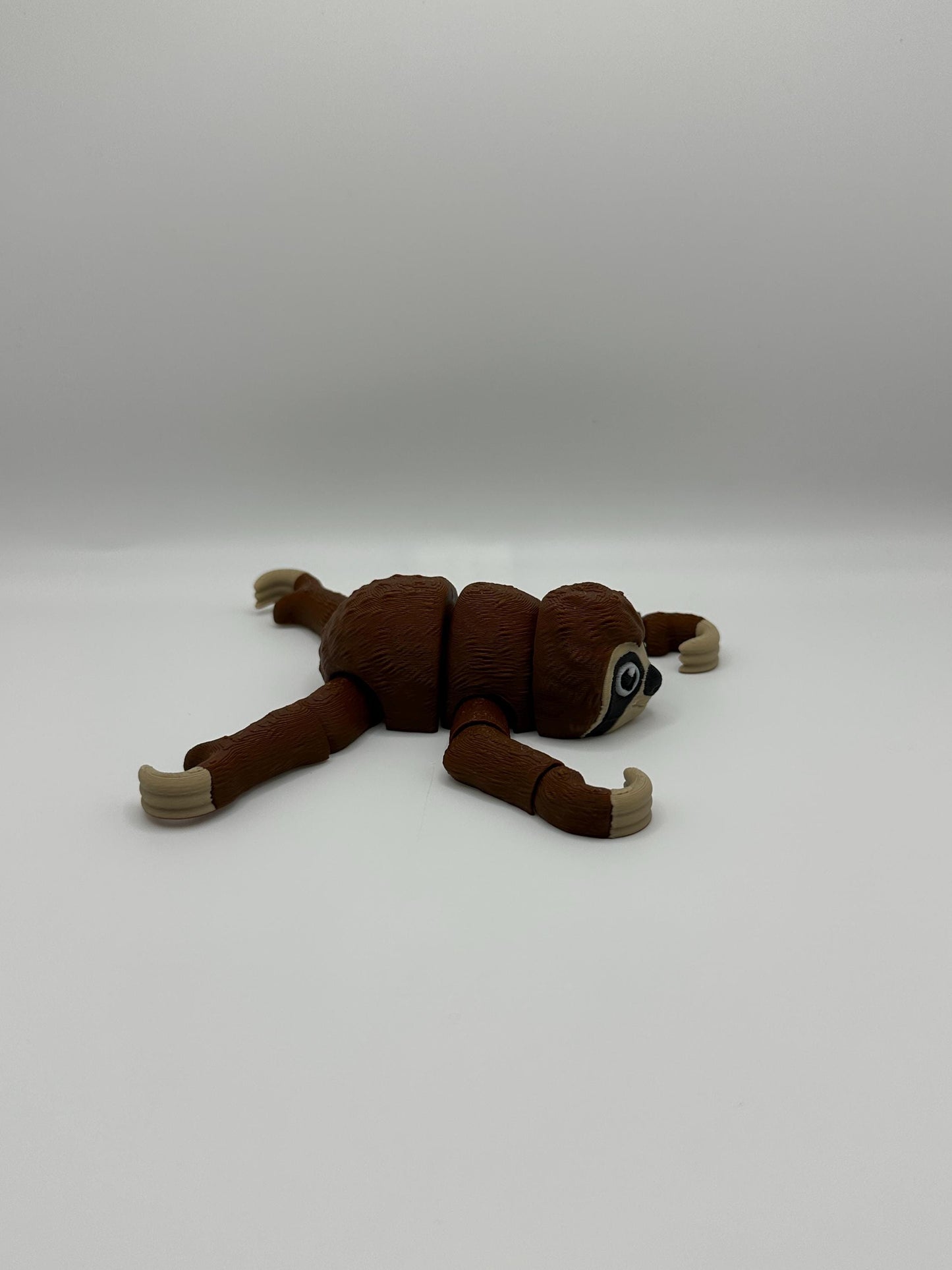 3D Printed Flexi Sloth: Articulated Fidget Toy, Desk Decor