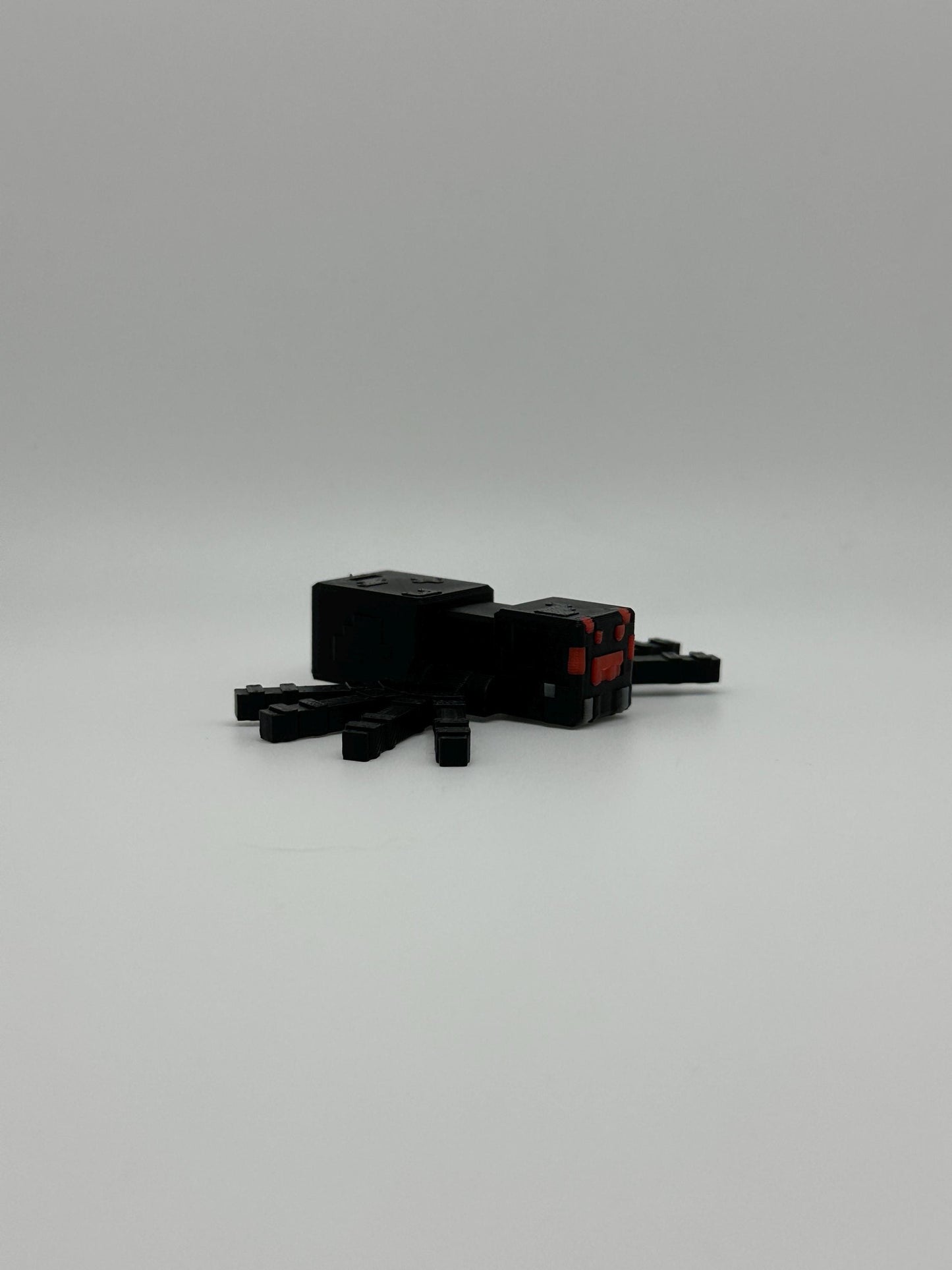 Articulated Pixel Spider | 3D Printed Toy & Poseable Gamer Gift | Pixel Style Decoration for Fans