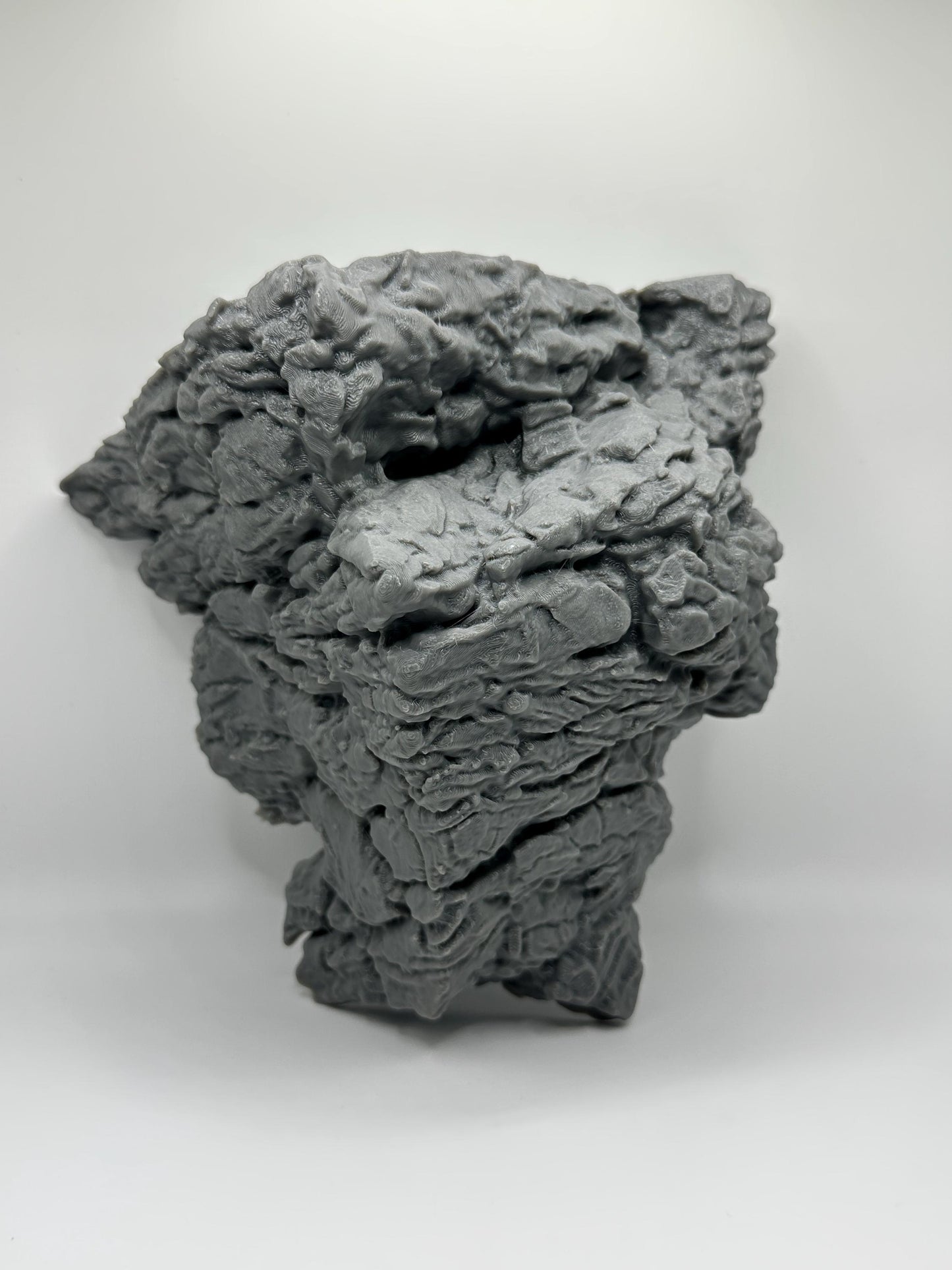 3D Printed Cliff Display Shelf: Rock Ledge for Figurines