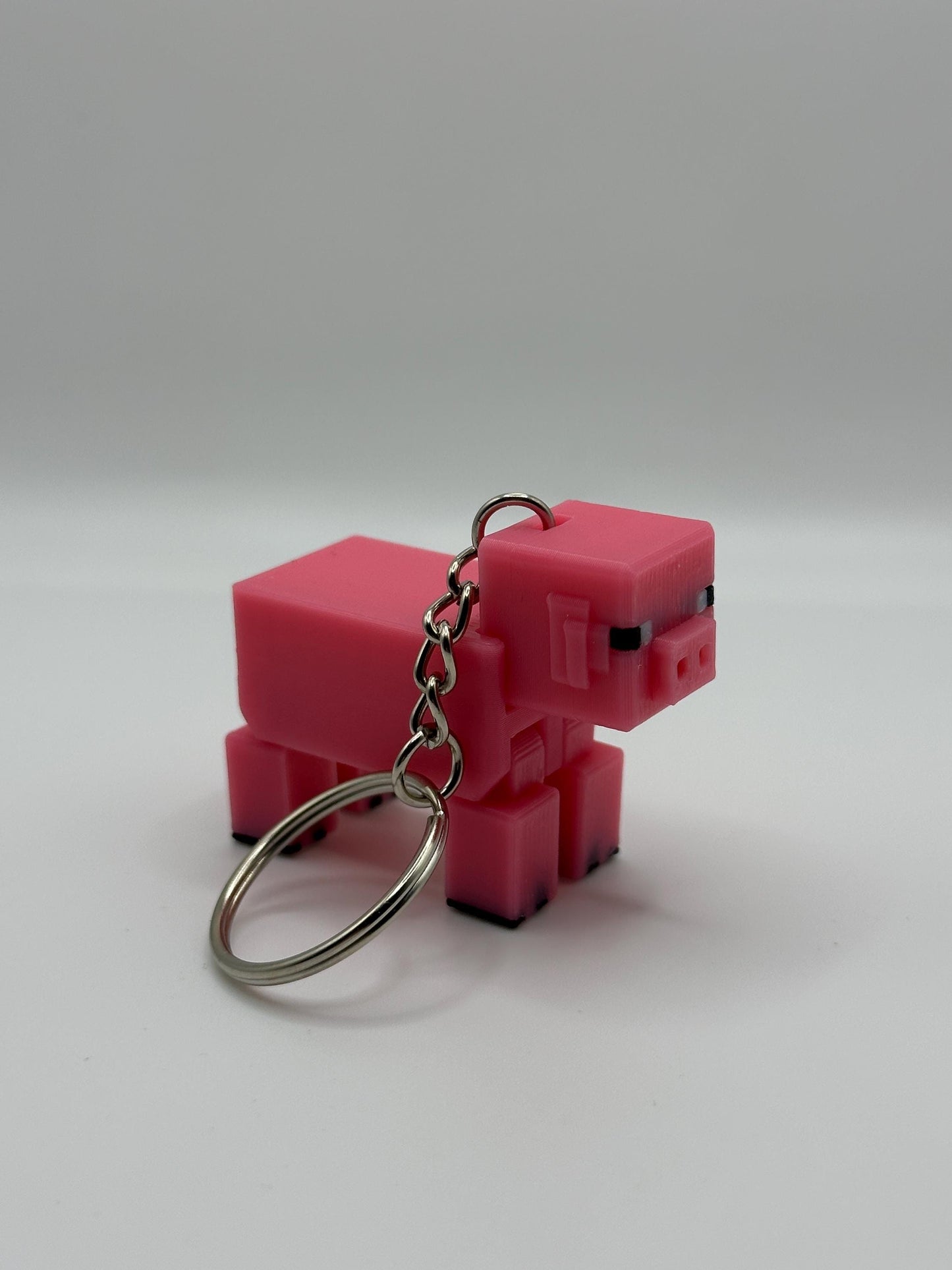 Sandbox Articulated Pig | 3D Printed Pixel Style Animal | Gamer Gift