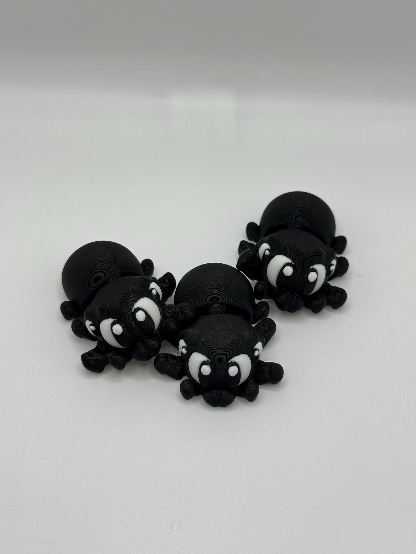 3D Printed Flexi Spider: Articulated Fidget Toy, Halloween Decor