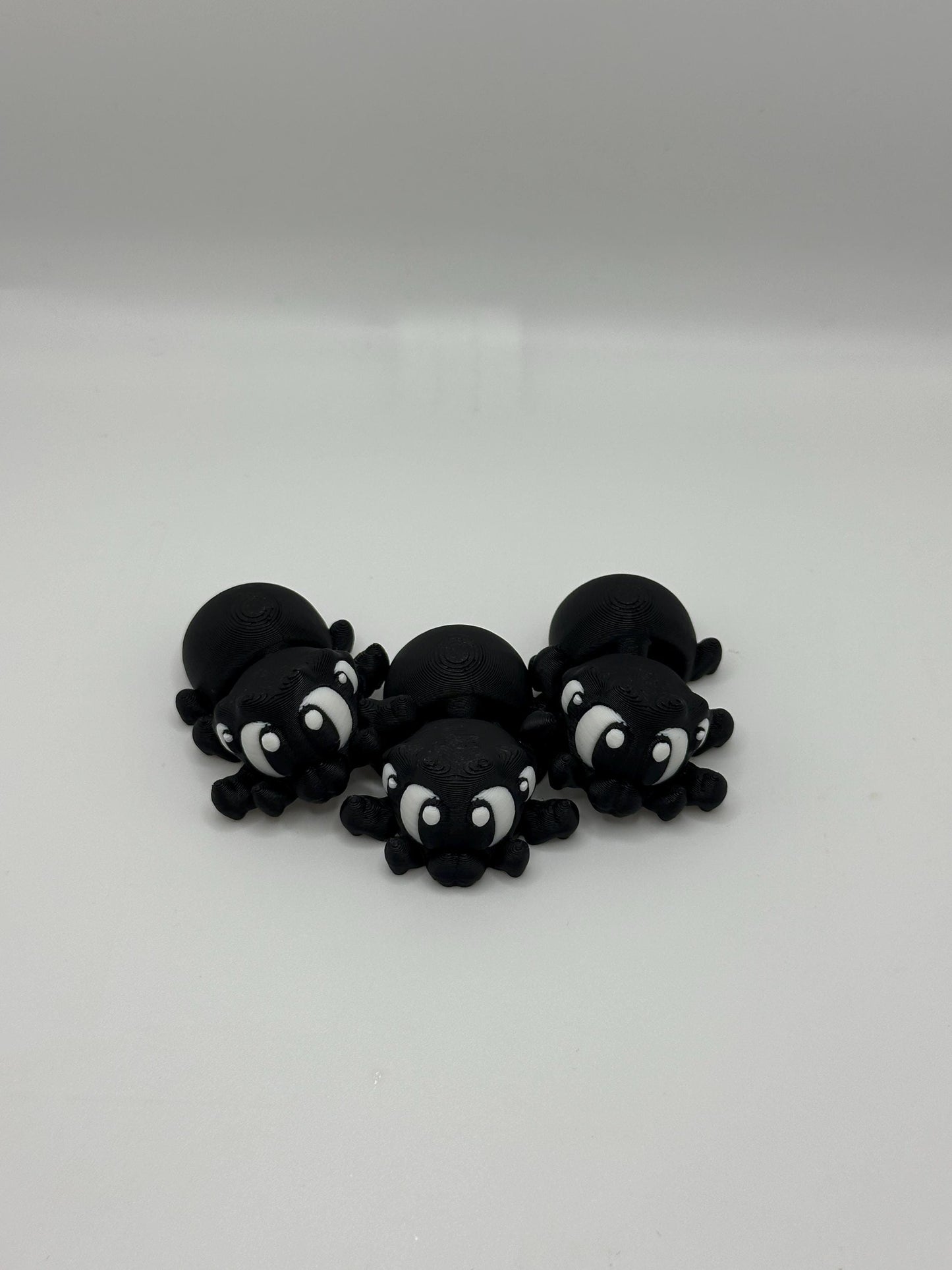 3D Printed Flexi Spider: Articulated Fidget Toy, Halloween Decor