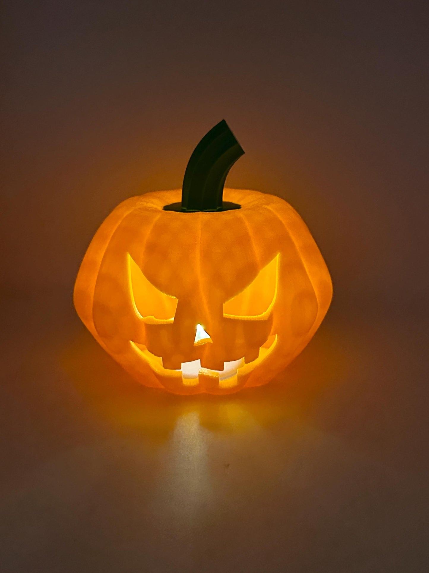3D Printed Jack O'Lantern Tea Light Holder: Halloween Decor w/ LED