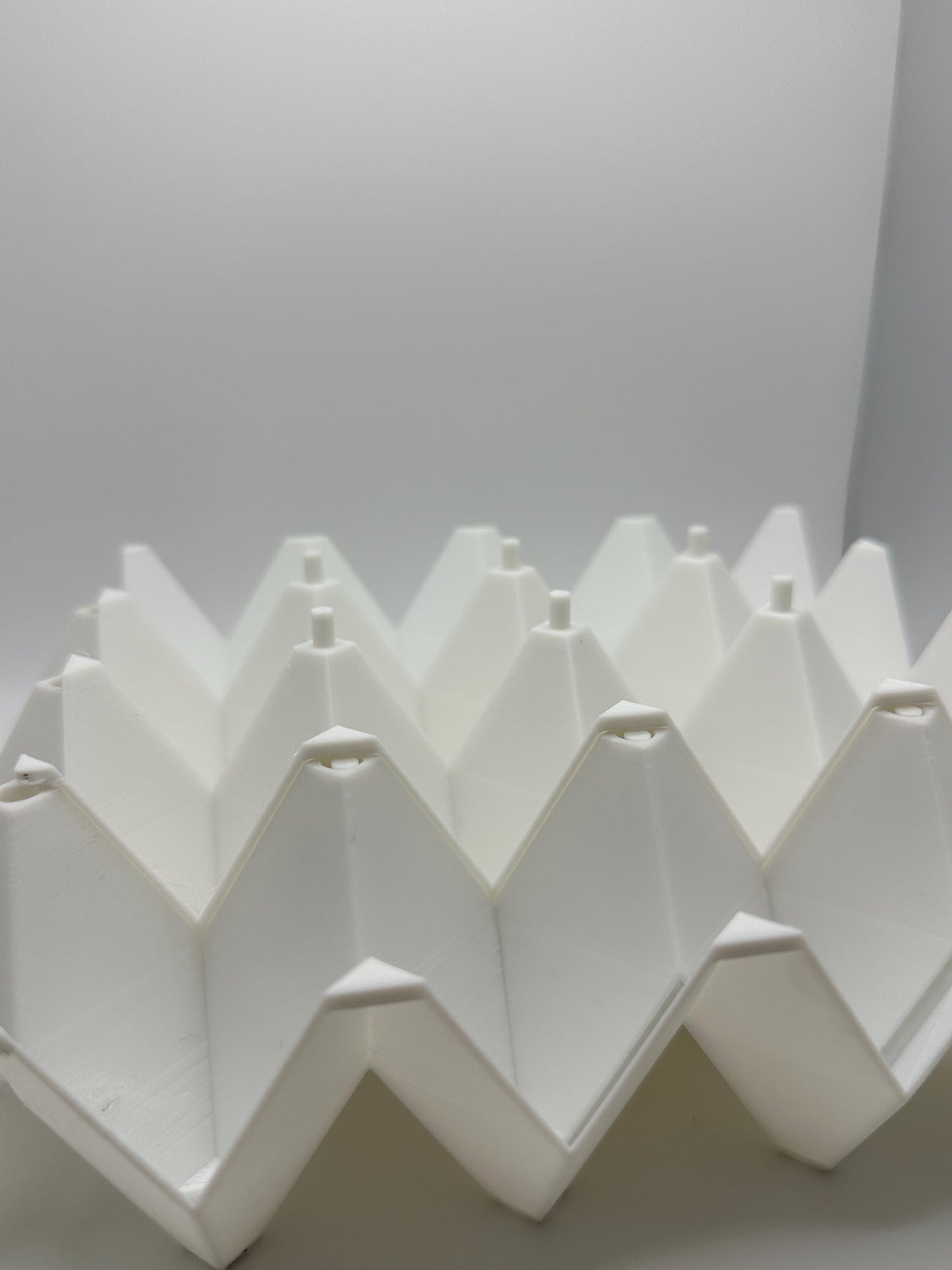Modern Stackable Egg Holder Set – 3-Tier 3D Printed Rack Holds 30 Eggs