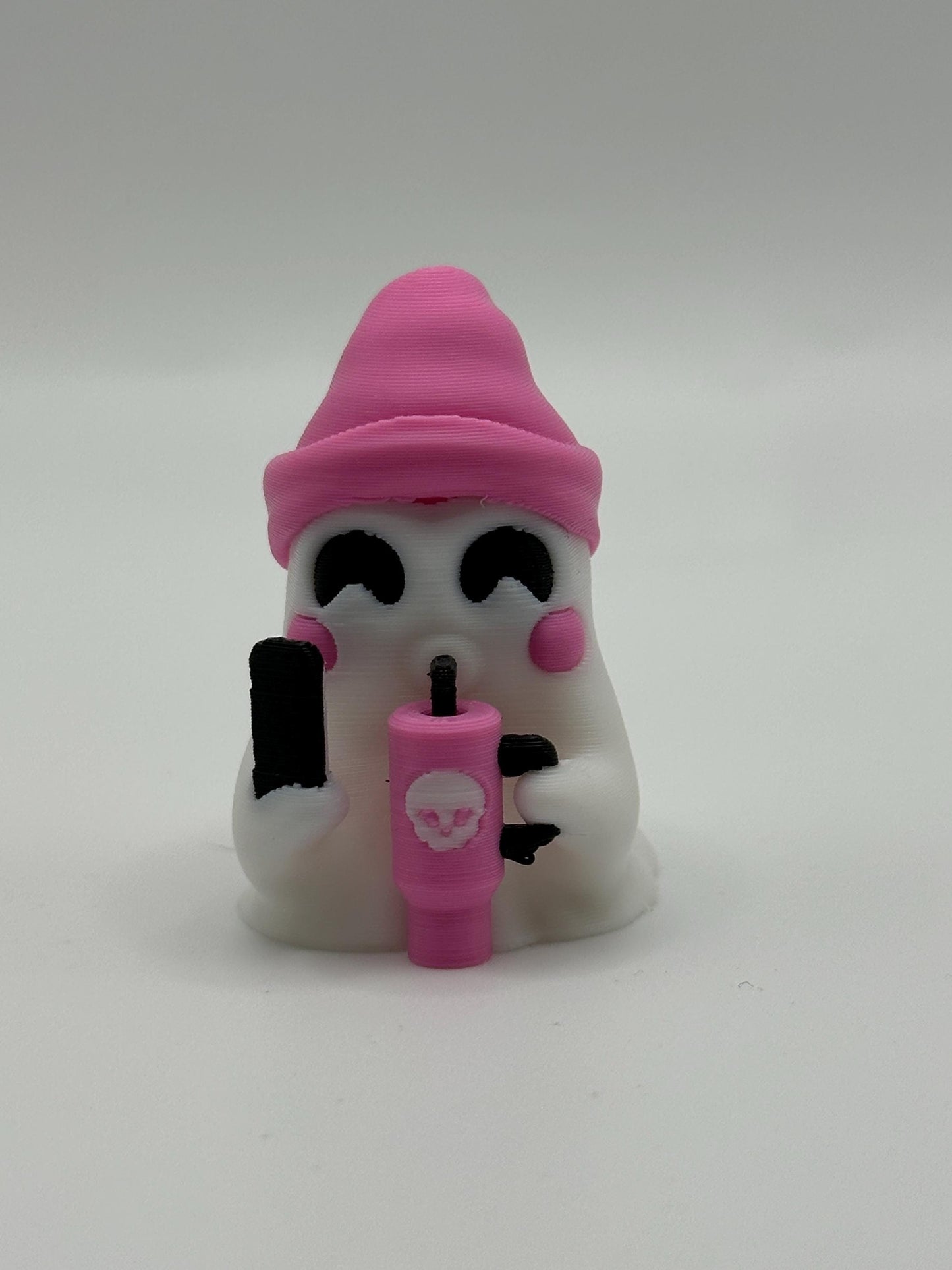 Mini Halloween Ghost Figurines: 3D Printed Desk Decor