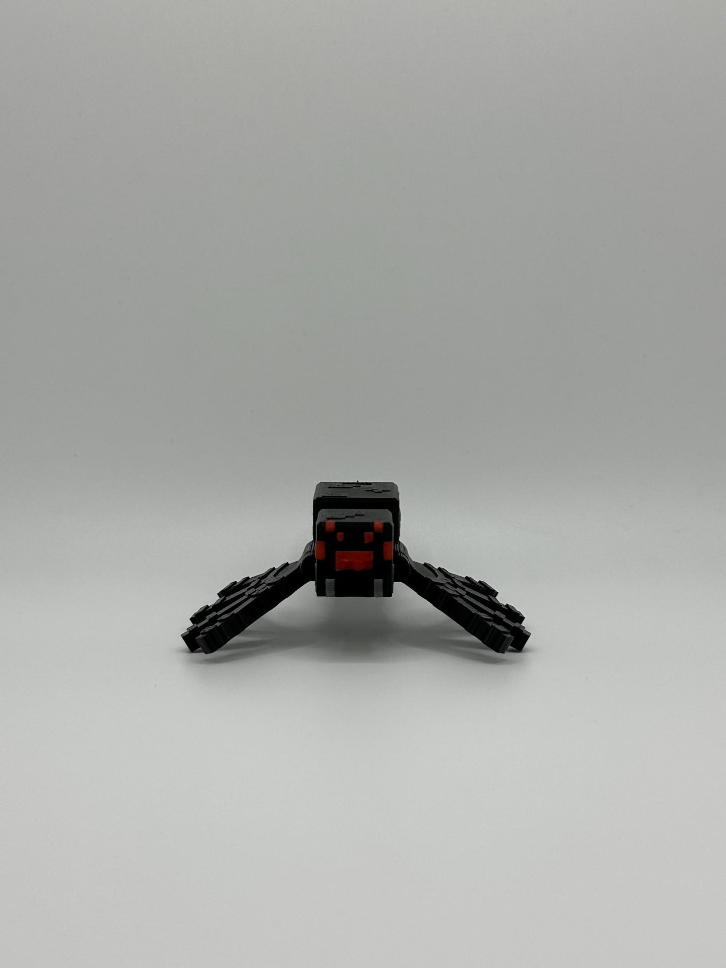 Articulated Pixel Spider | 3D Printed Toy & Poseable Gamer Gift | Pixel Style Decoration for Fans