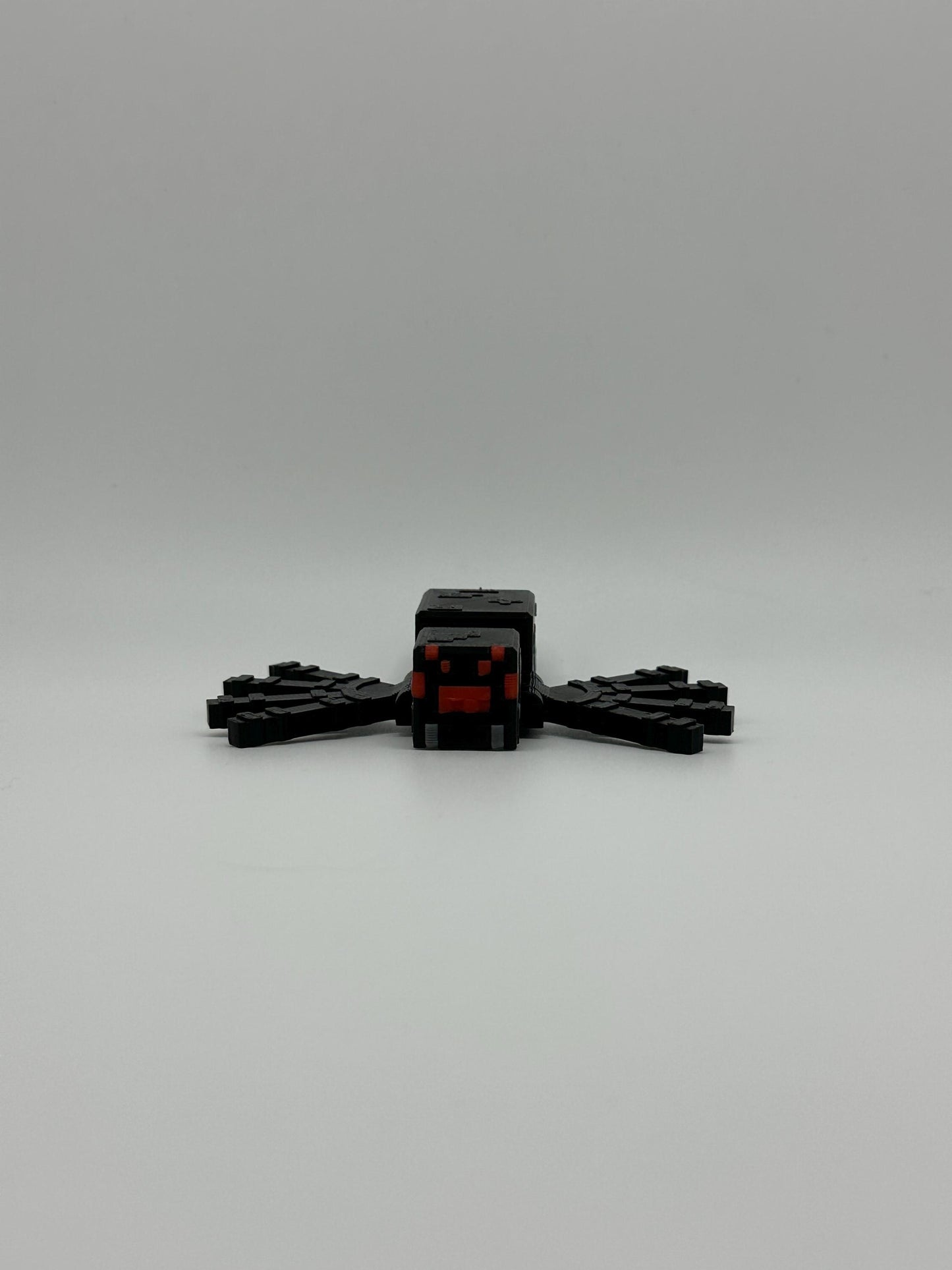 Articulated Pixel Spider | 3D Printed Toy & Poseable Gamer Gift | Pixel Style Decoration for Fans