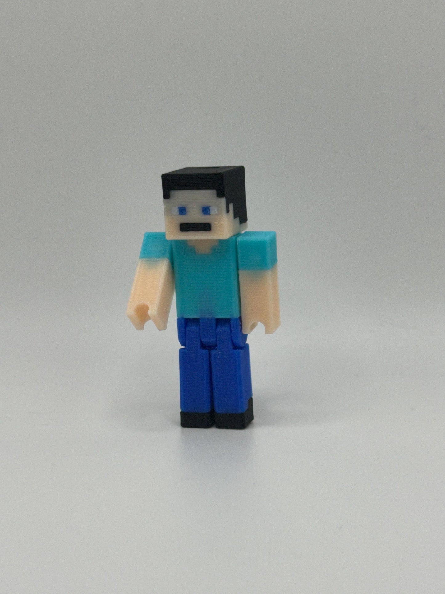 Articulated character Toy - 3D Printed Pixel Character, Poseable Action Figure, Perfect Gift for Gamers & Collectors