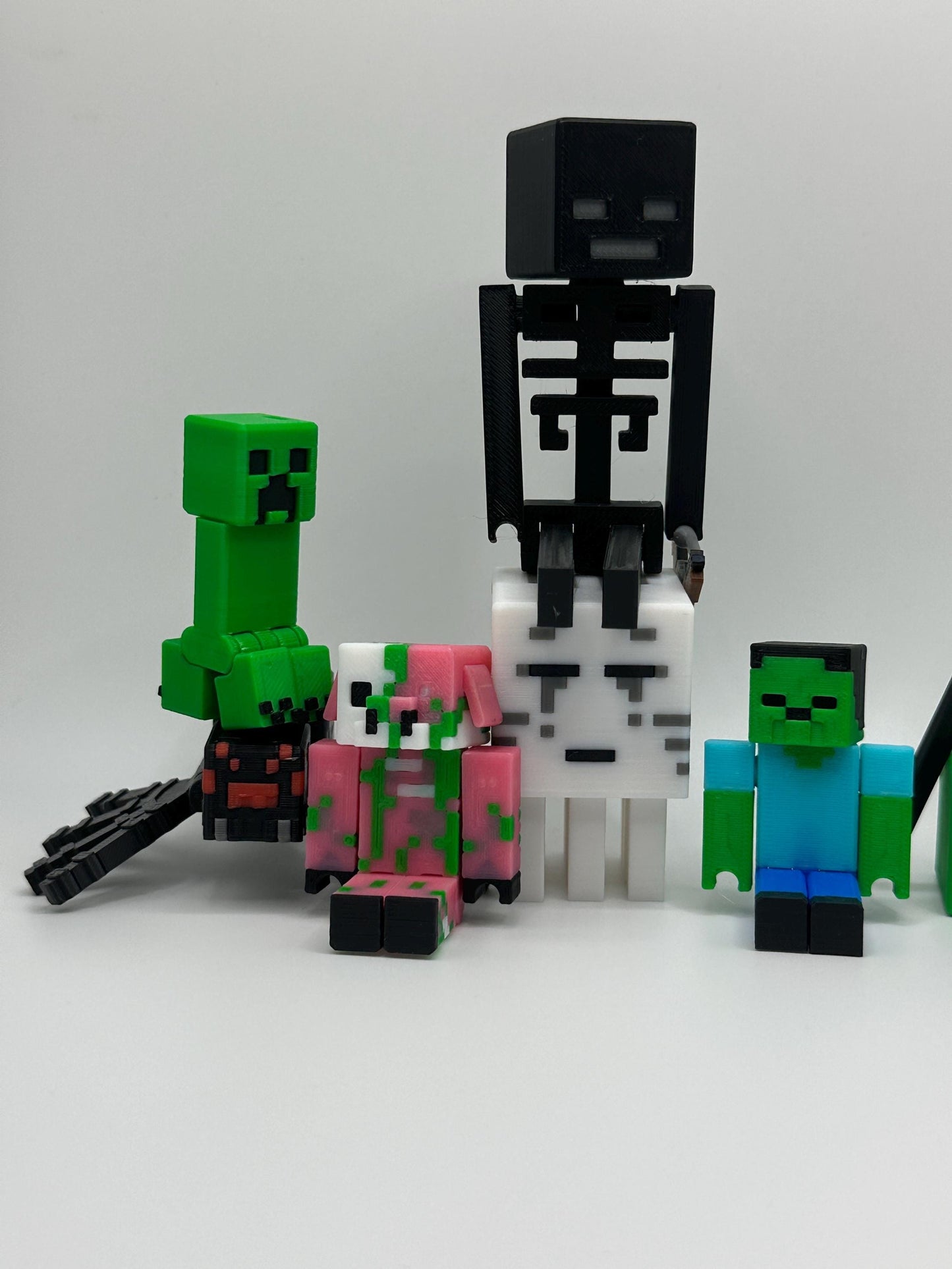 Mob Pack | 3D Printed Articulated Set of 9 Mobs
