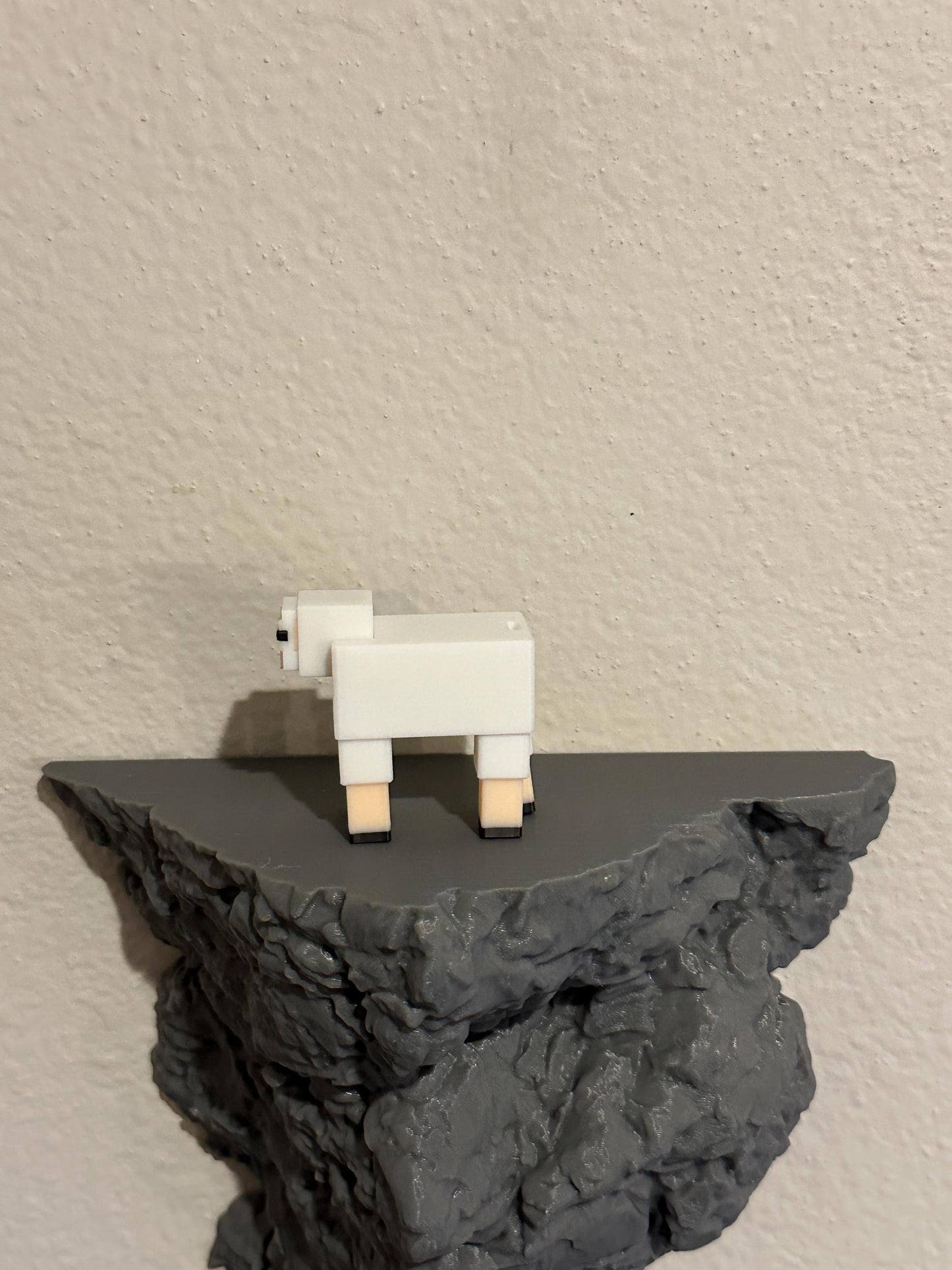 3D Printed Cliff Display Shelf: Rock Ledge for Figurines
