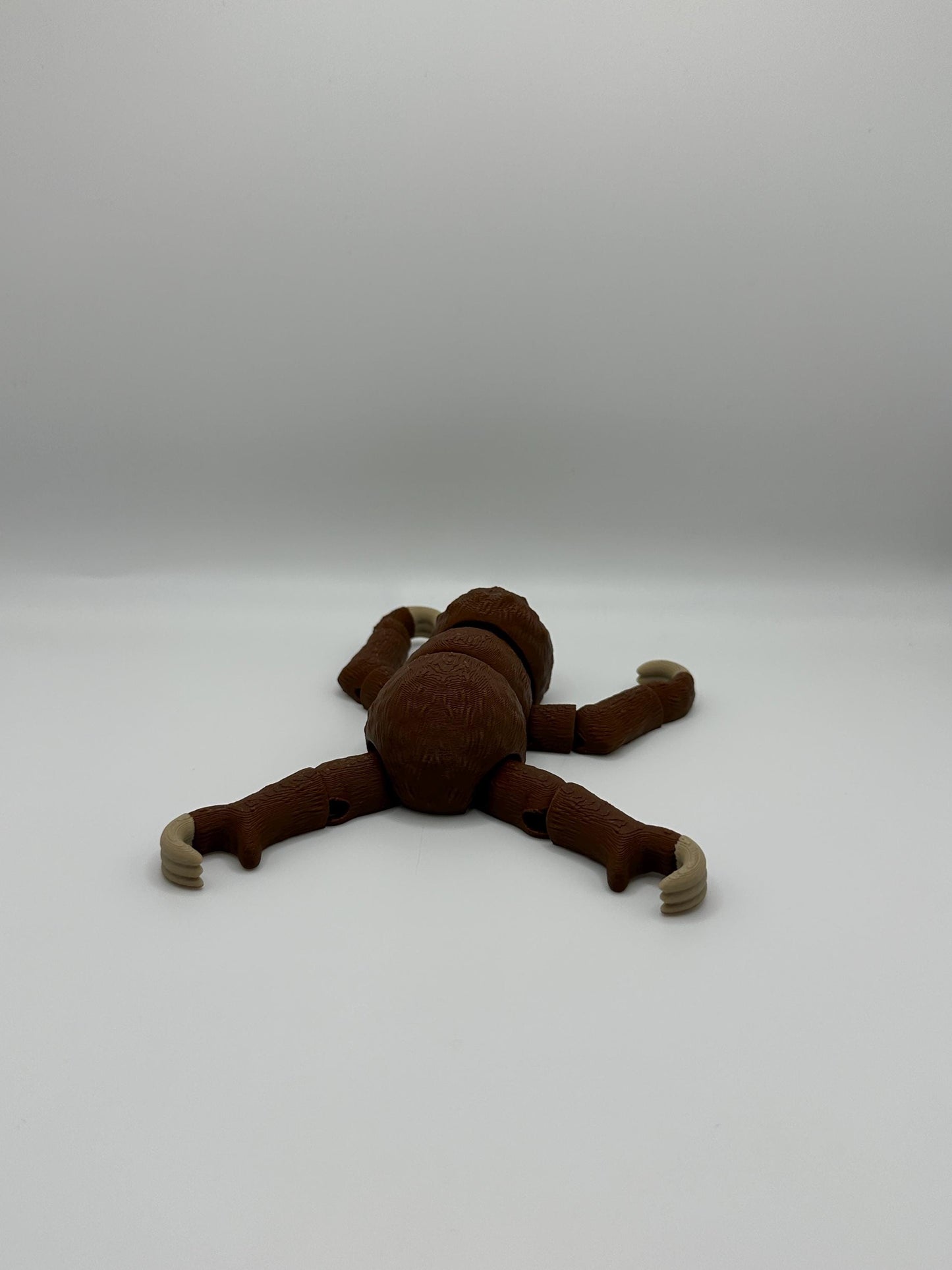 3D Printed Flexi Sloth: Articulated Fidget Toy, Desk Decor