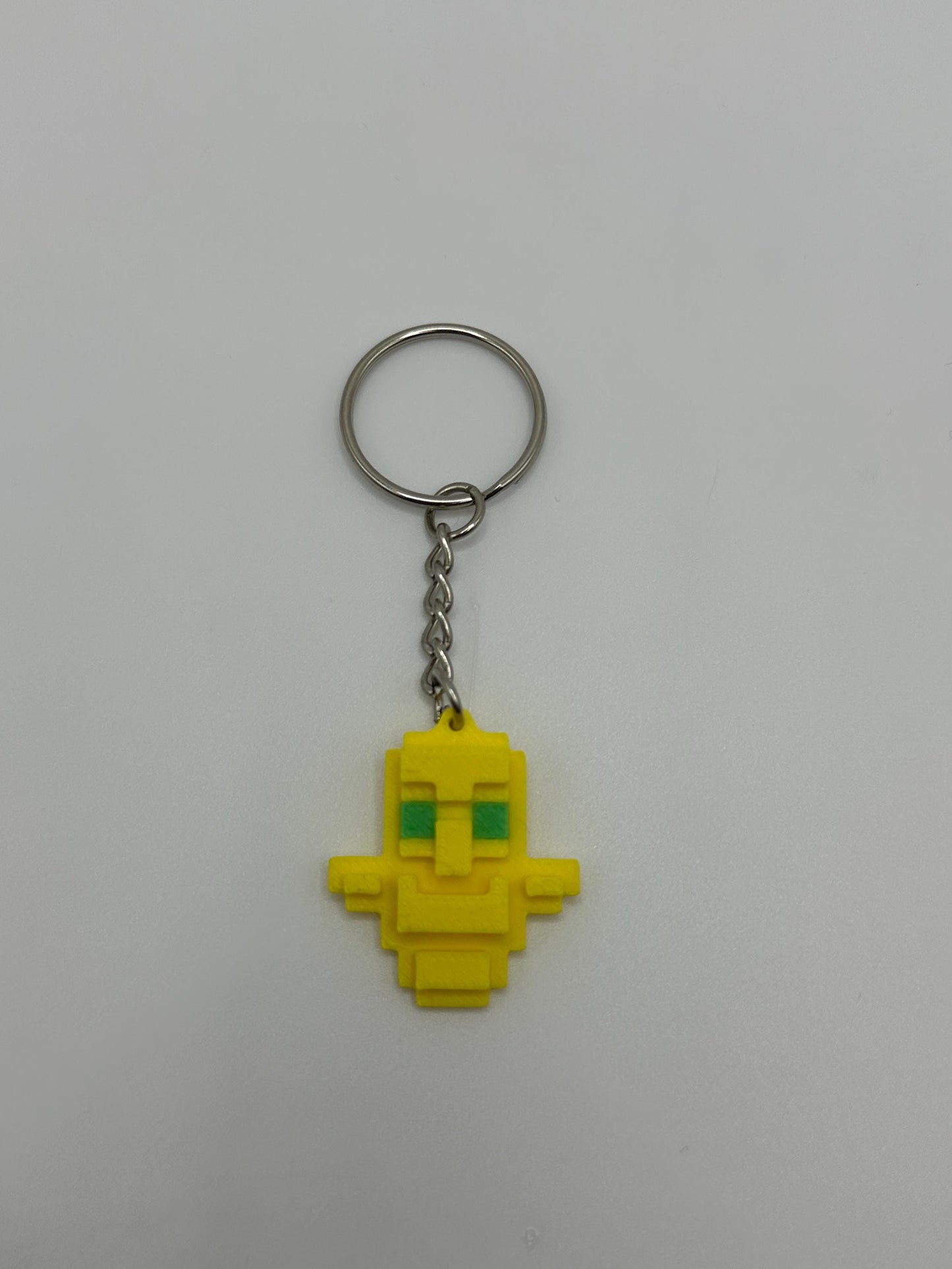 Sandbox Totem Keychain – Pixel Style Gamer Gift