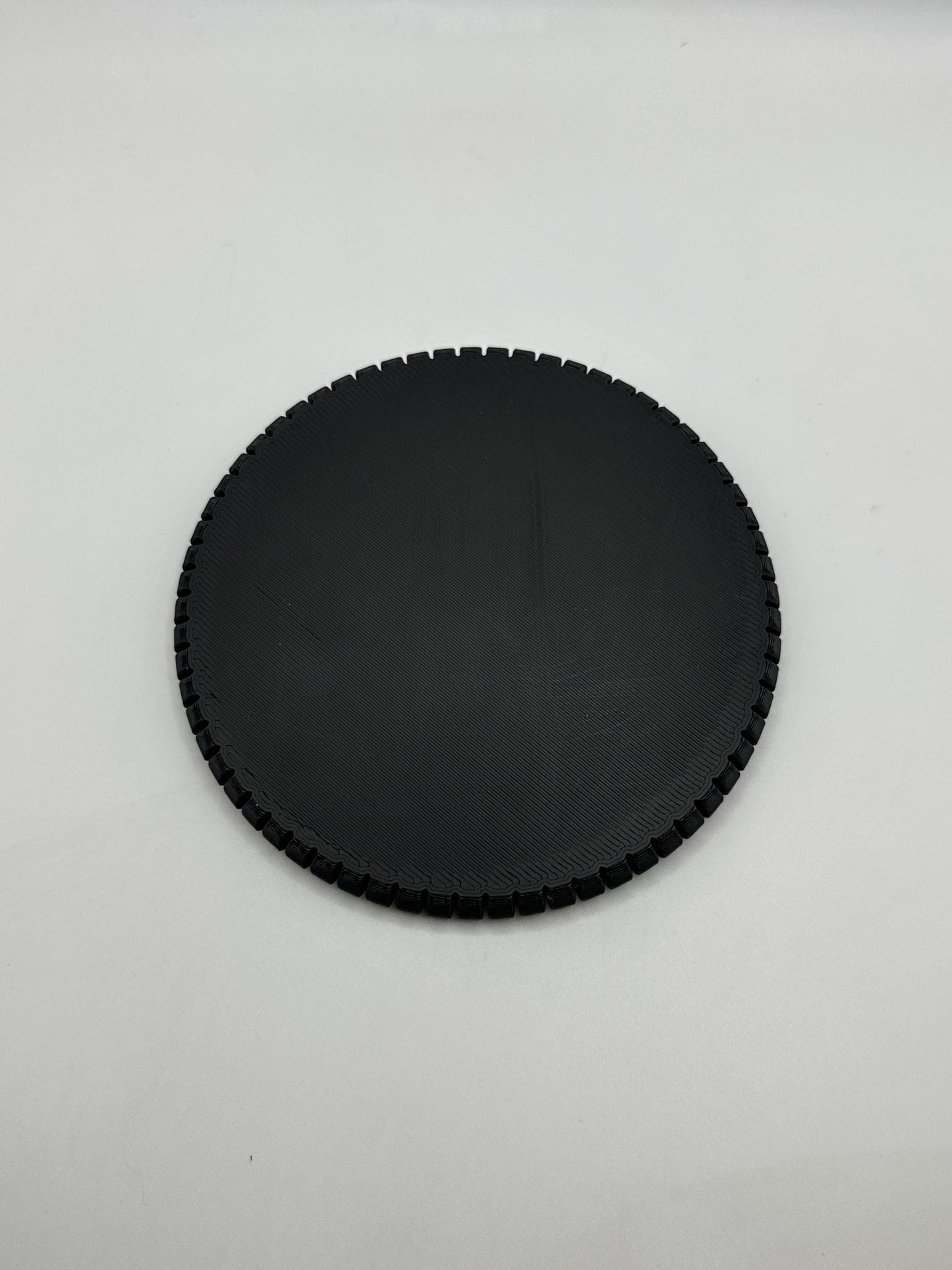 3D Printed Cork Coaster Set with Holder - Modern Drink Coasters