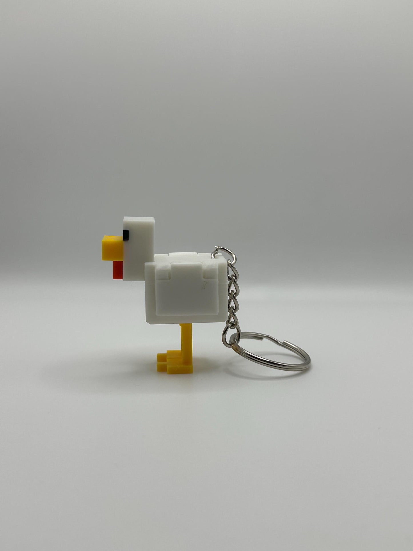 Articulated Chicken | 3D Printed Mini Figure | Gamer Gift | Pixel Style Desk Toy