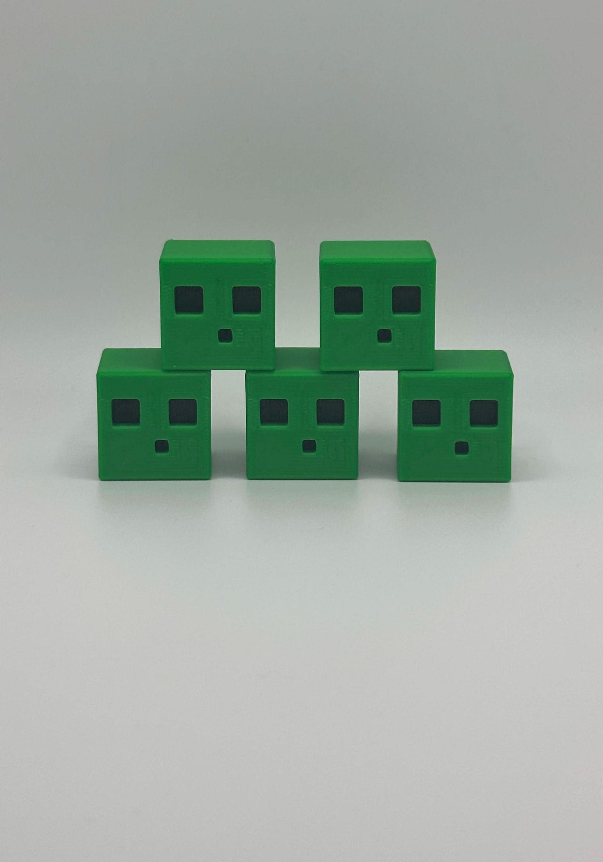 Slime Cube | 3D Printed Green Pixel Slime Desk Toy | Gamer Gift | Cute Office Decor | Collectible Pixel Art