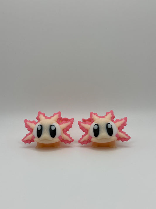 Articulated 3D Printed Axolotl Figurine: Kawaii Desk Fidget Toy